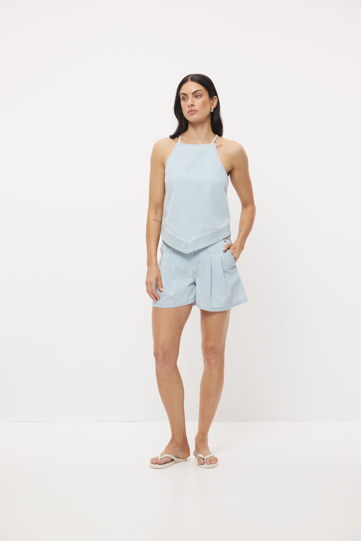 Pre Order FEB - Frankie Denim Top