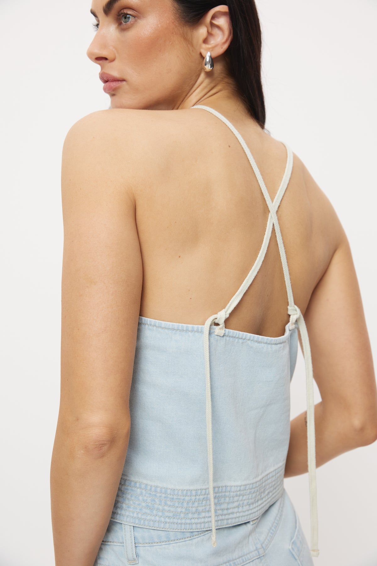 Pre Order FEB - Frankie Denim Top