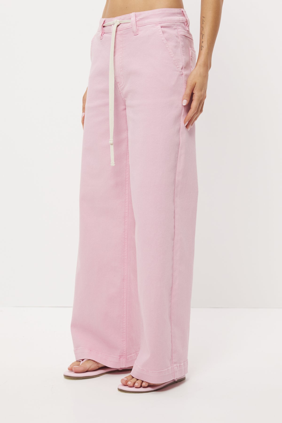 Pre Order FEB - Astra Denim Jean - Pink Wash