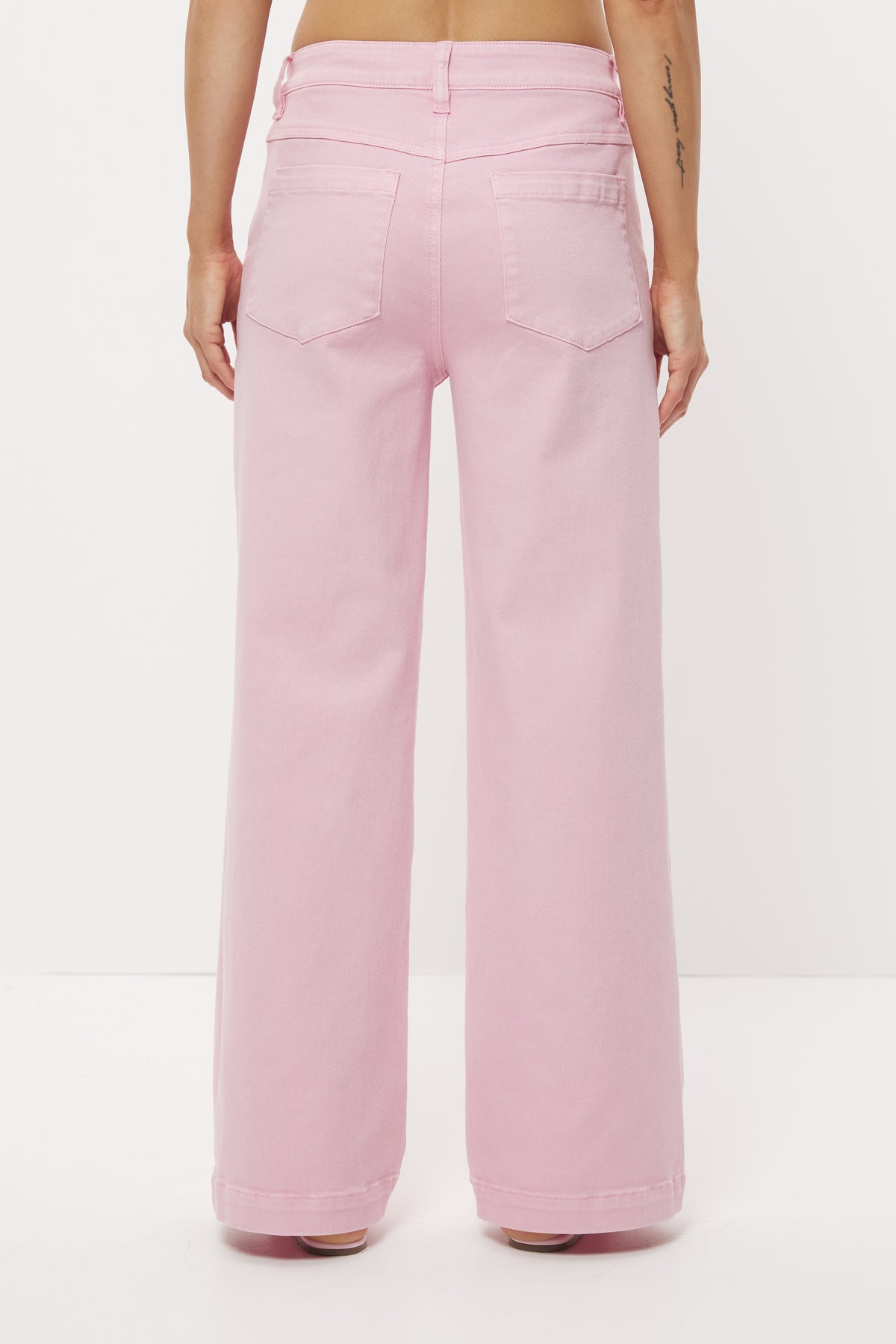 Pre Order FEB - Astra Denim Jean - Pink Wash