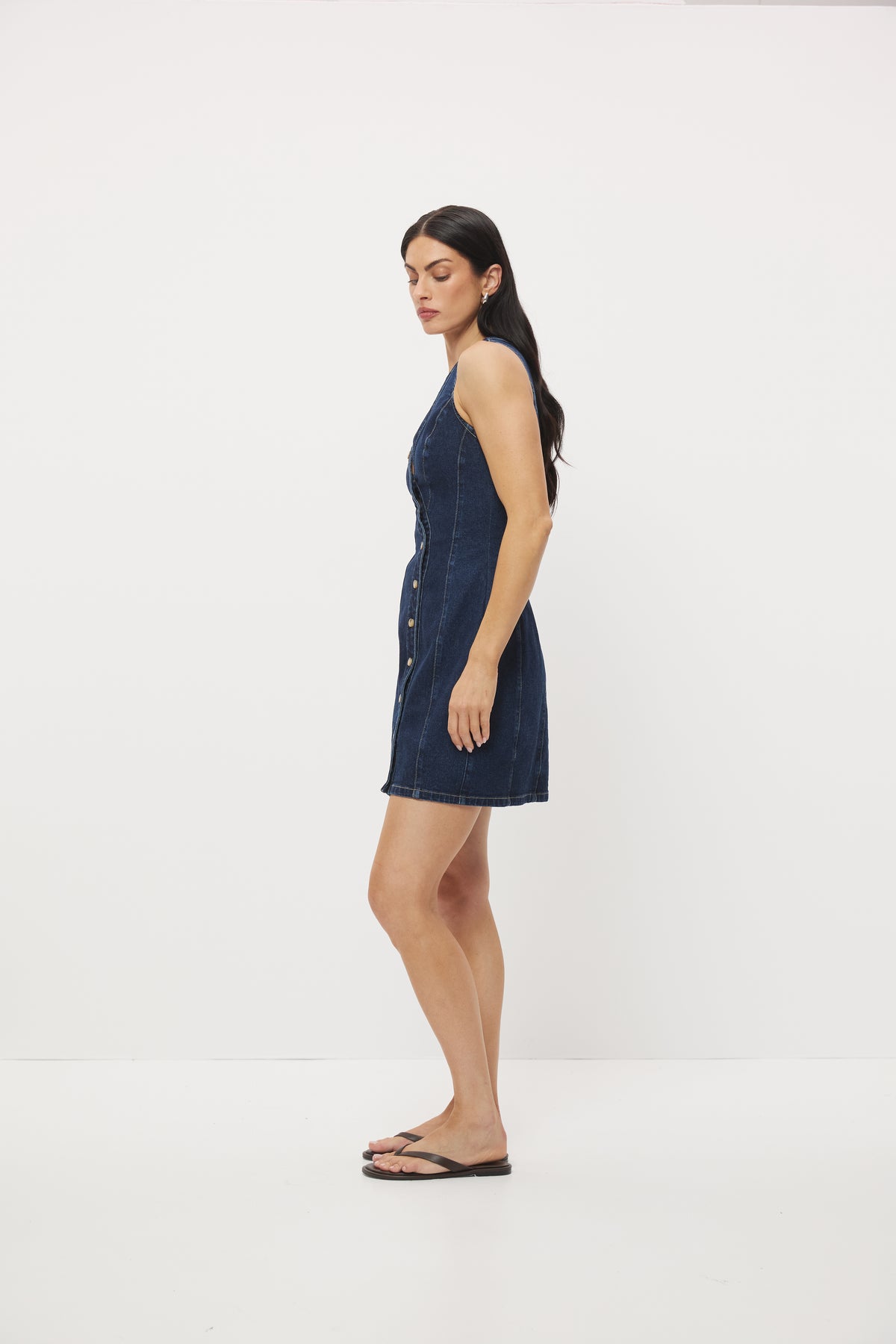 Pre Order MARCH - Clover Denim Mini Dress