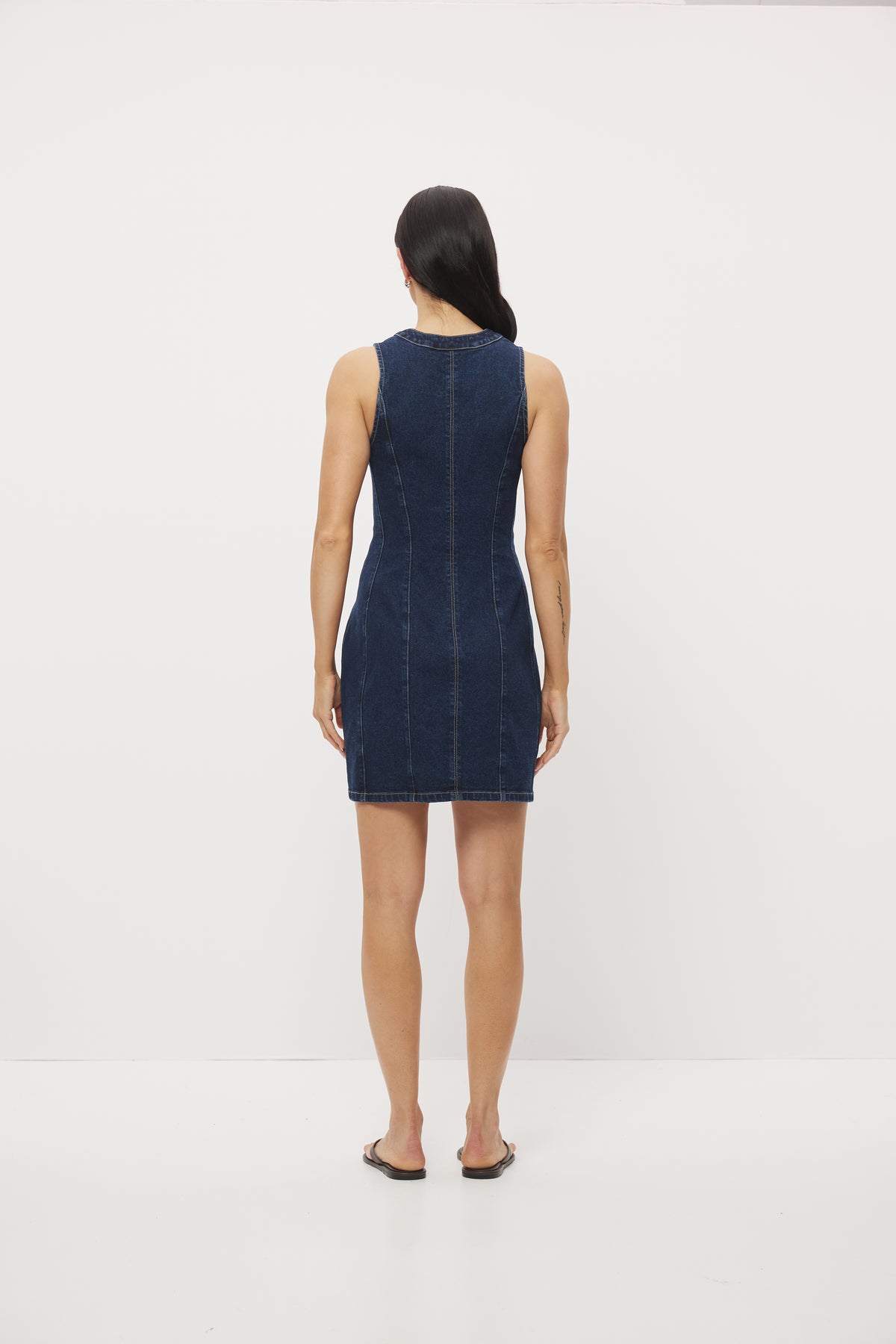 Pre Order MARCH - Clover Denim Mini Dress
