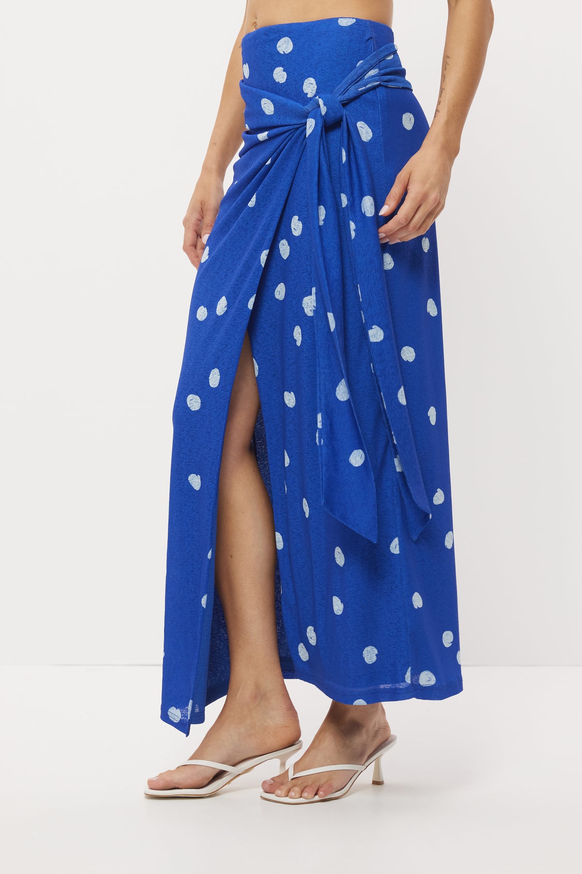 Pre Order JAN - Beau Sarong Skirt - Cobalt Spot