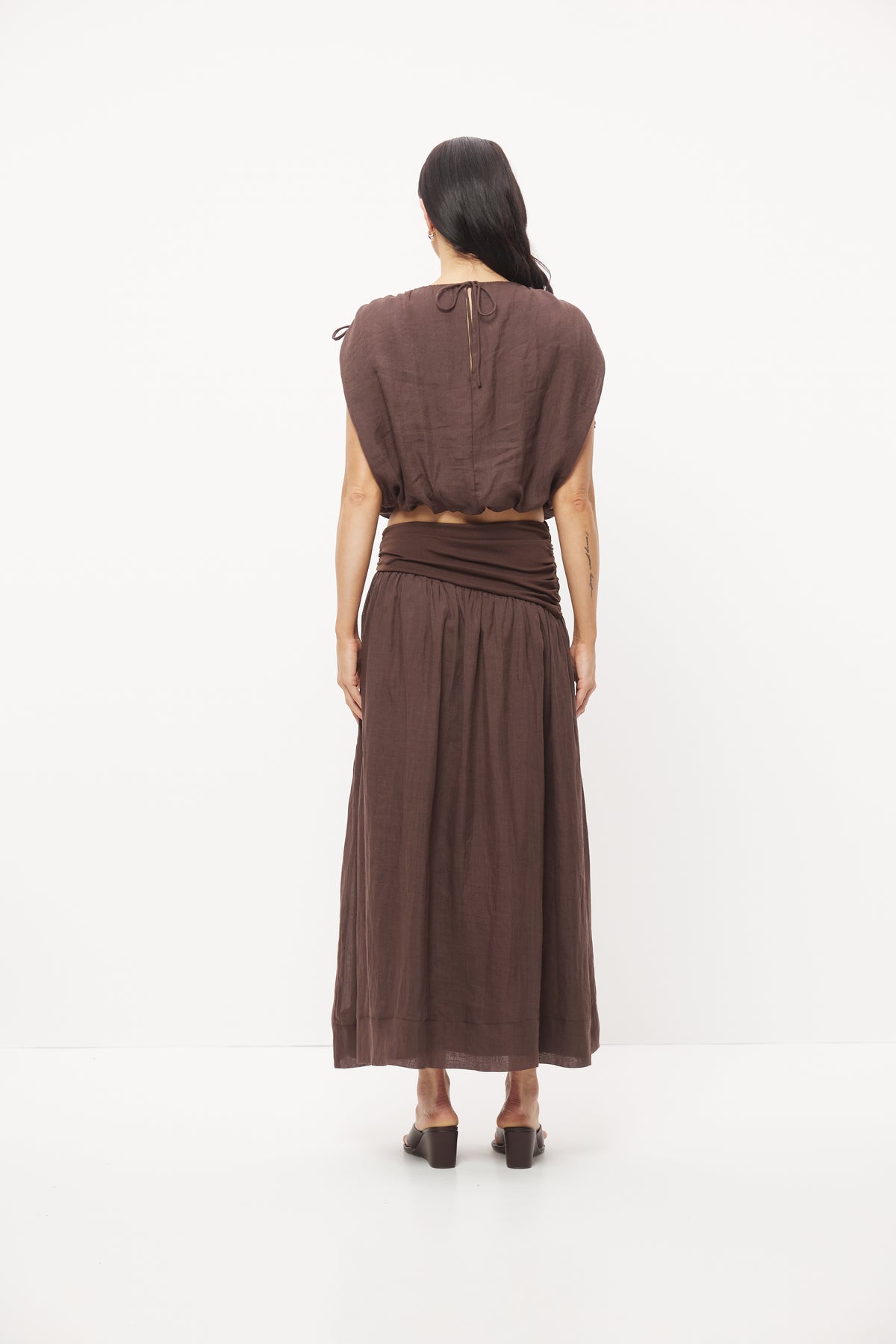 Pre Order FEB - Della Top Pecan