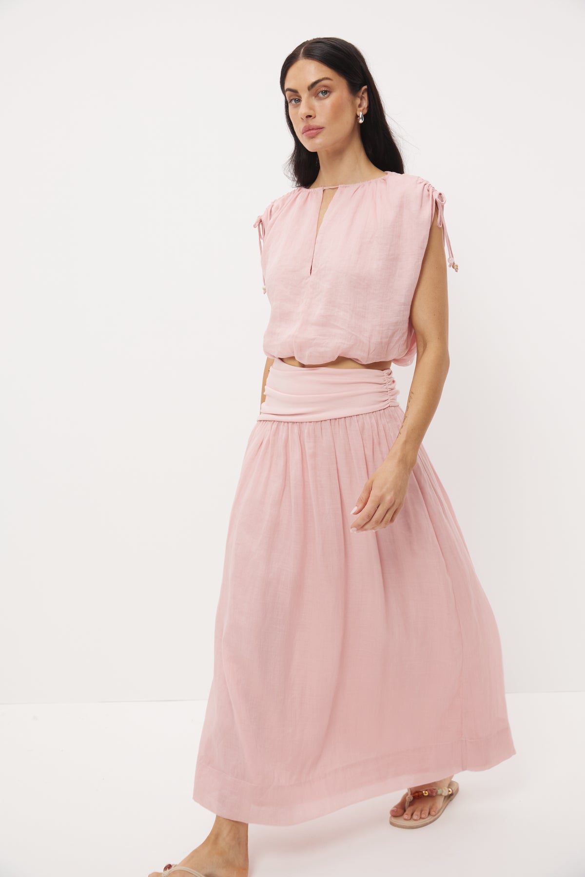 Pre Order FEB - Della Skirt Soft Pink