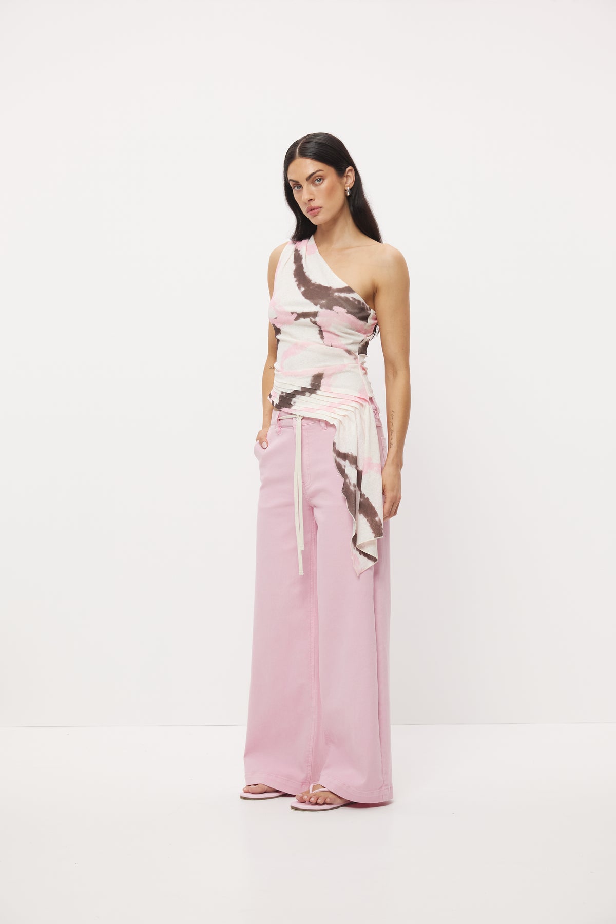 Pre Order FEB - Astra Denim Jean - Pink Wash