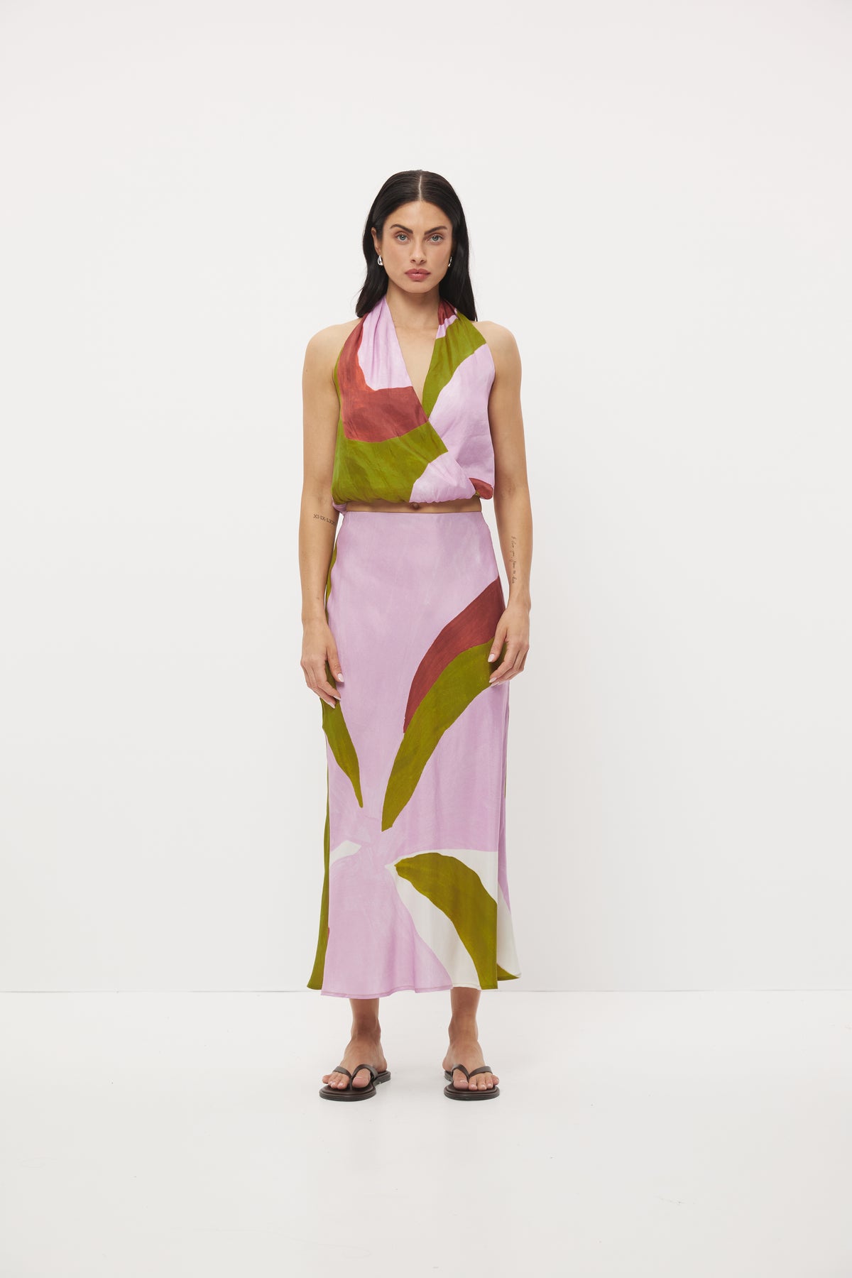 Pre Order MARCH - Isla Top Lilac Bloom