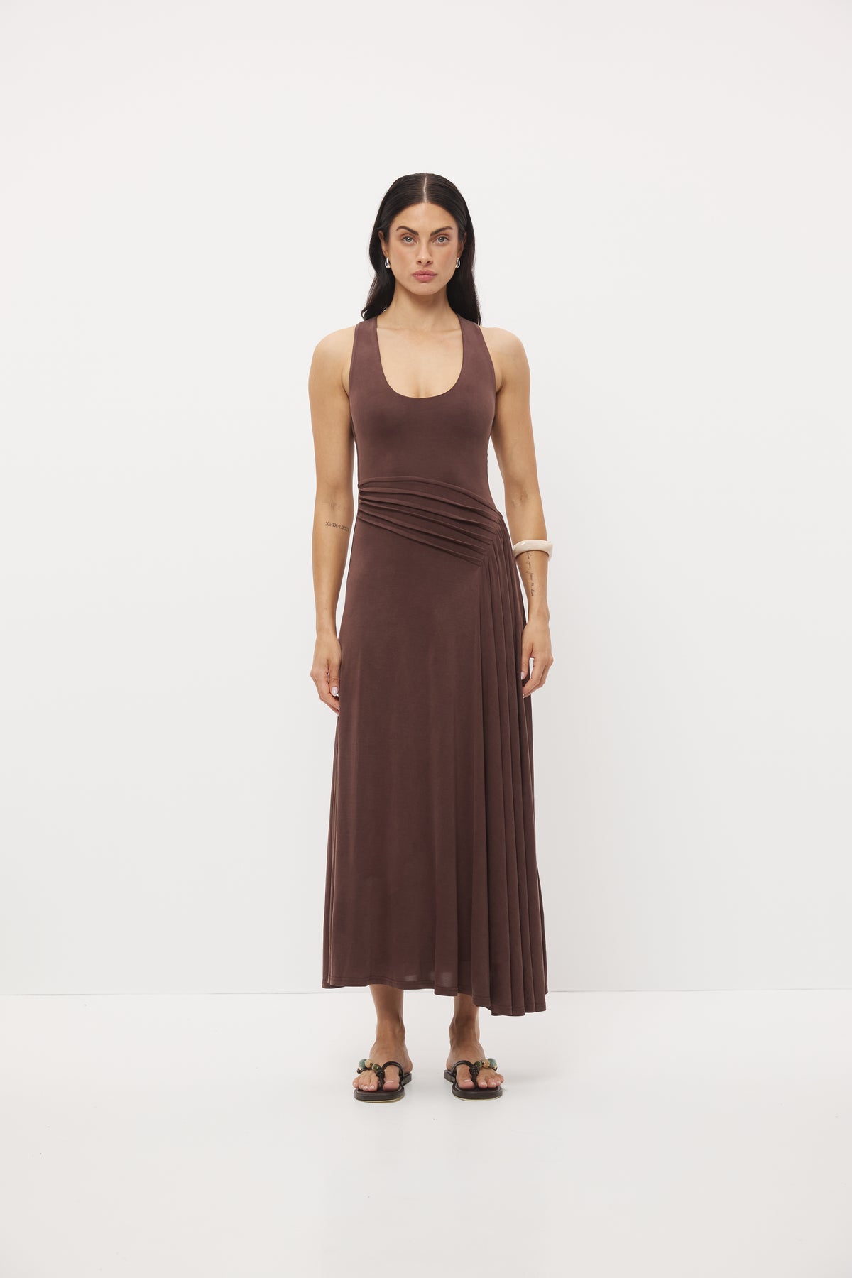 Pre Order FEB - Casper Dress Chocolate