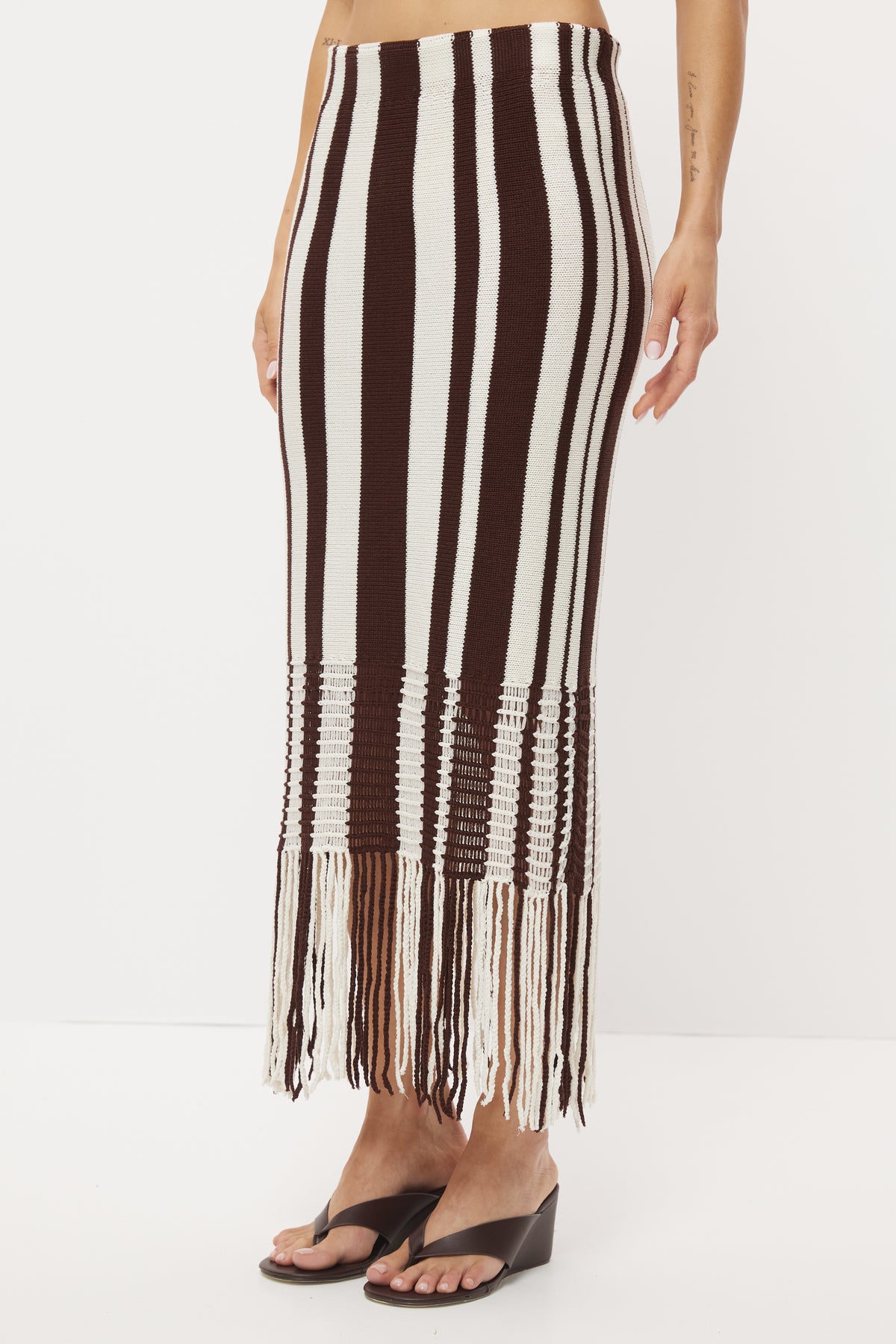 Pre Order FEB - Zalia Fringe Skirt