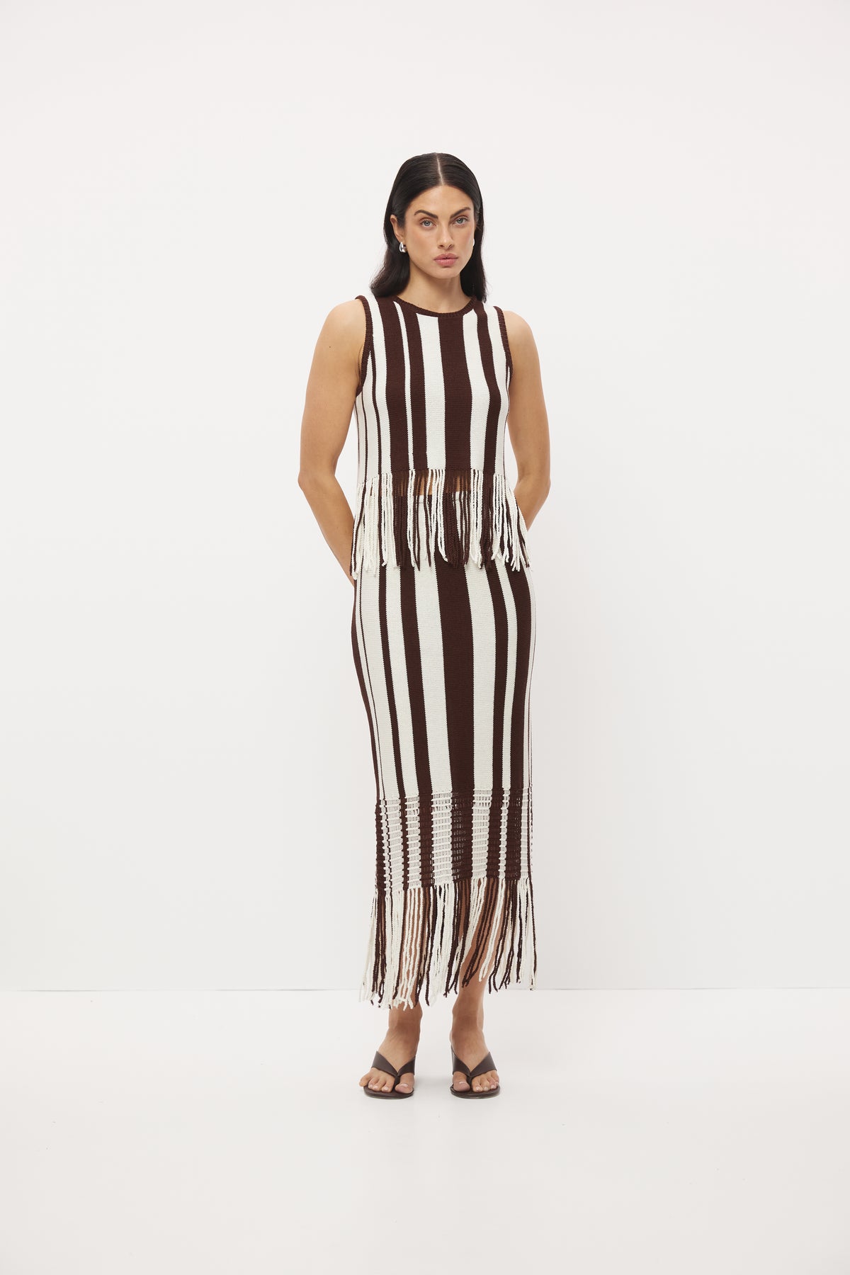 Pre Order FEB - Zalia Fringe Top