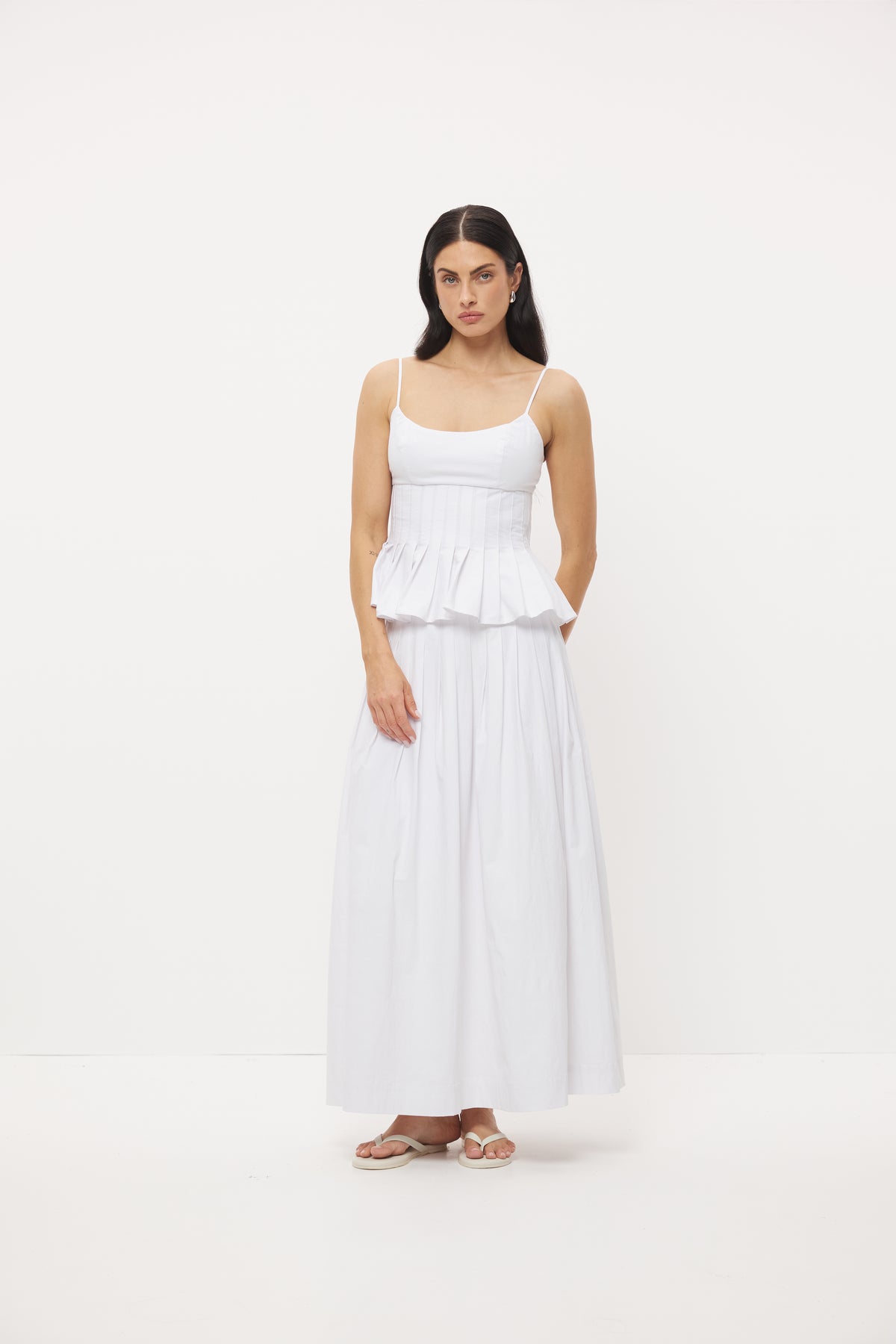 Pre Order JAN - Poppy Skirt White