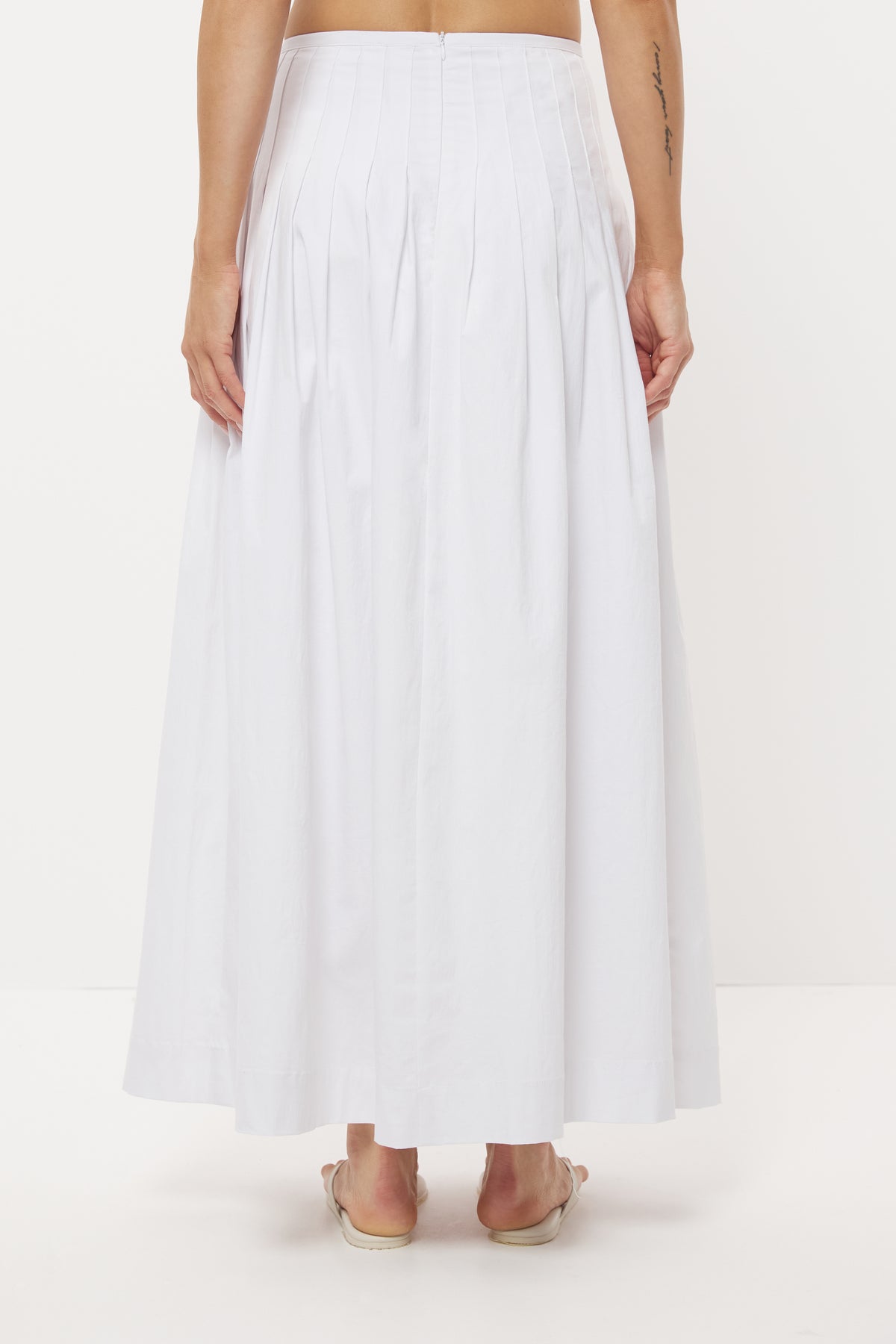 Pre Order JAN - Poppy Skirt White