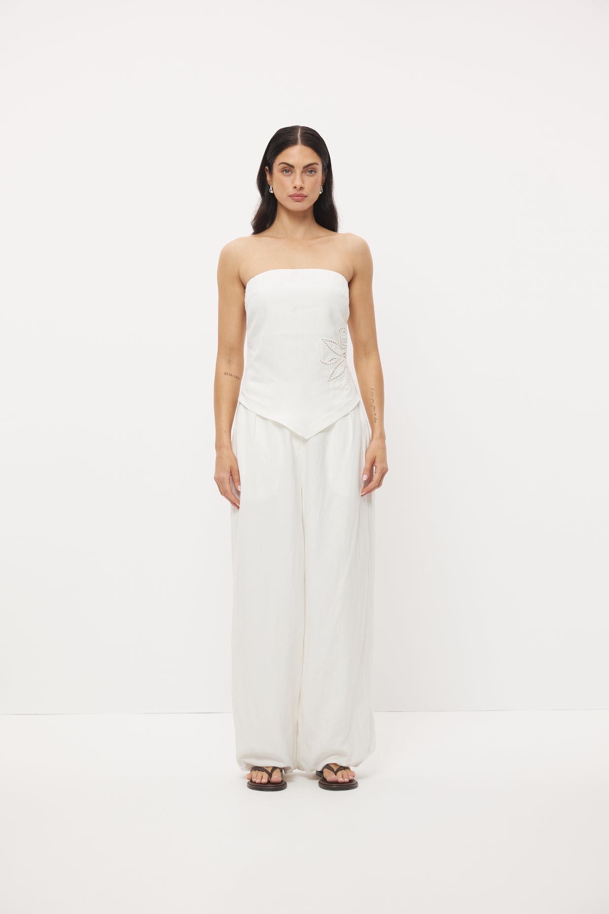 Pre Order FEB - Solene Balloon Pant - Off White