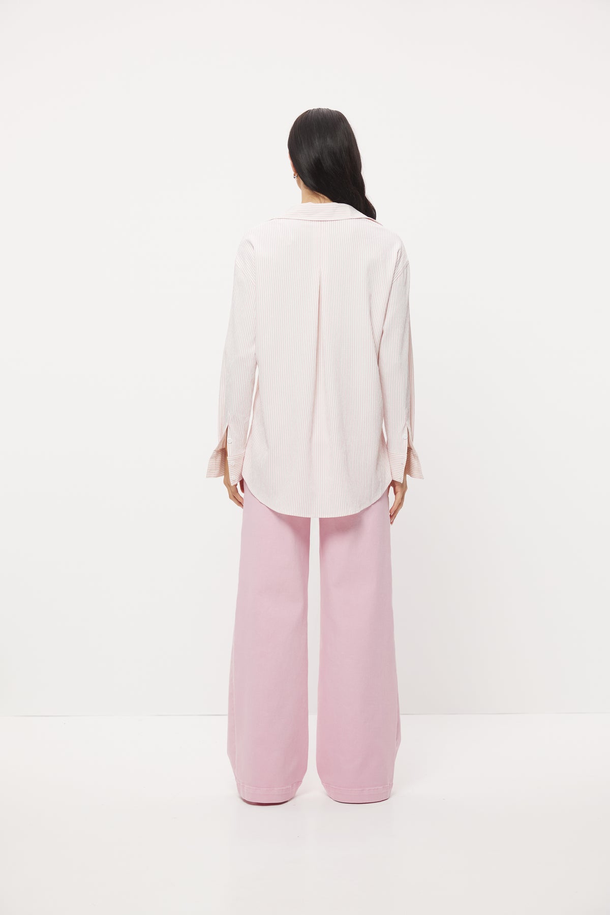 Pre Order FEB - Sutton Shirt - Pink Stripe