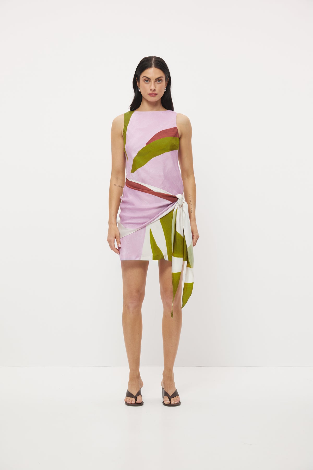 Pre Order MARCH - Isla Mini Dress Lilac Bloom