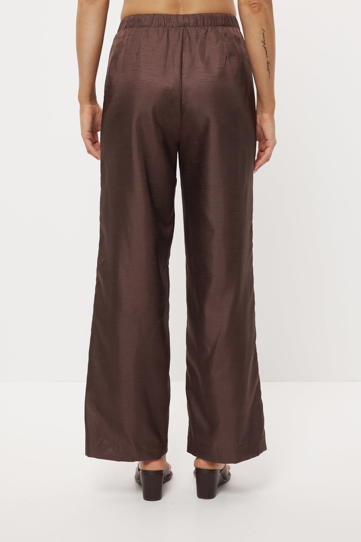 Pre Order FEB - Piper Taffeta Pant - Pecan