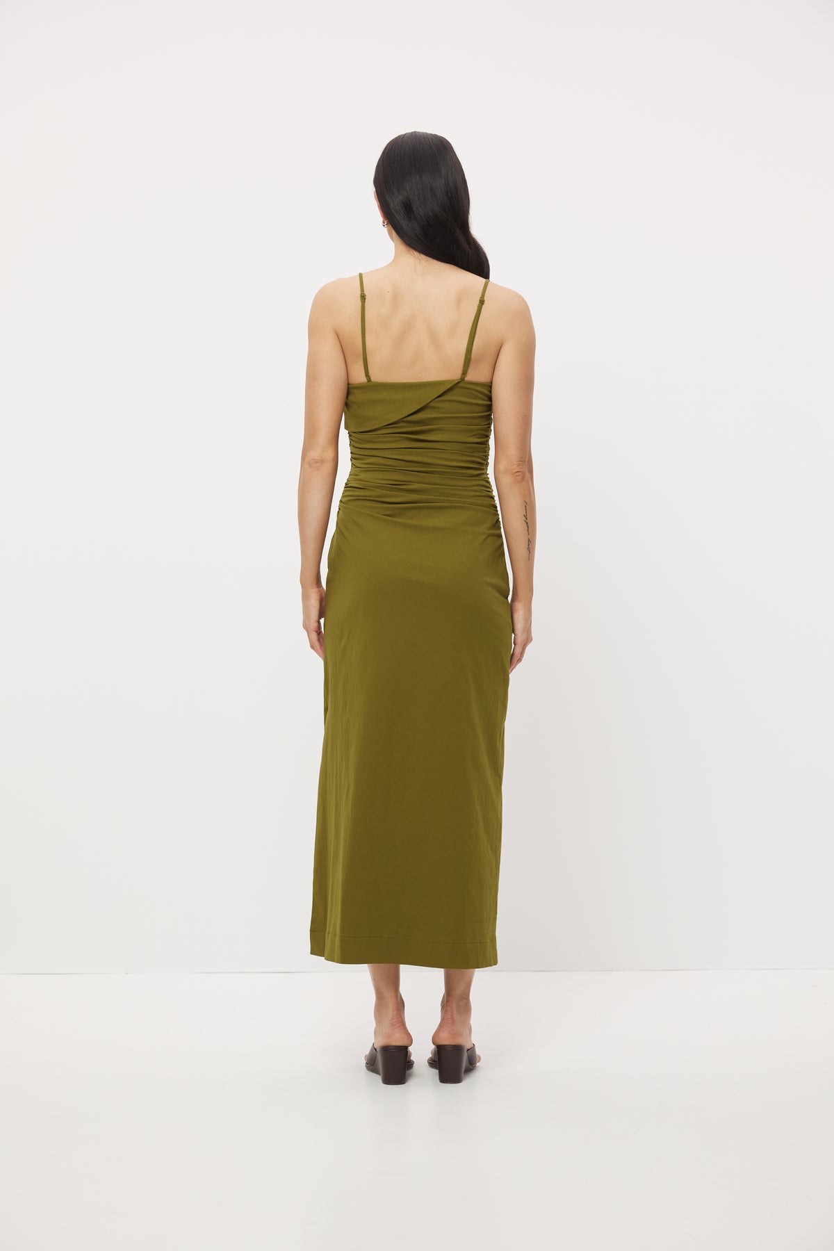 Pre Order MARCH - Ophelia Dress Khaki