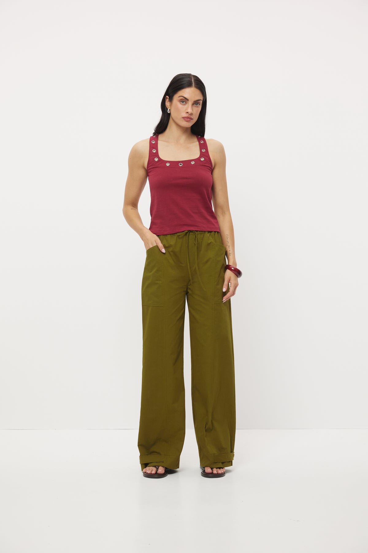 Pre Order MARCH - Jensen Tank Maroon