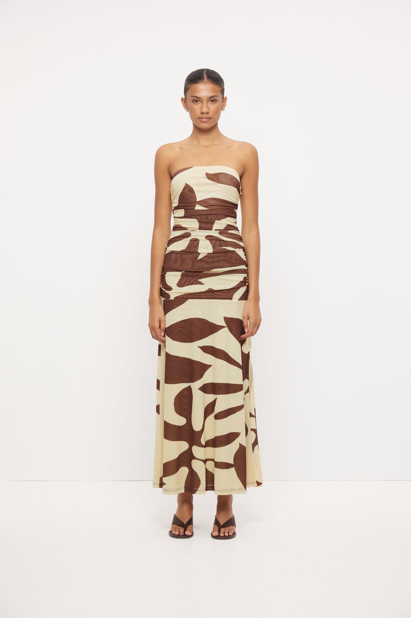 Pre Order OCTOBER - Lucid Strapless Dress - Martini Citrus