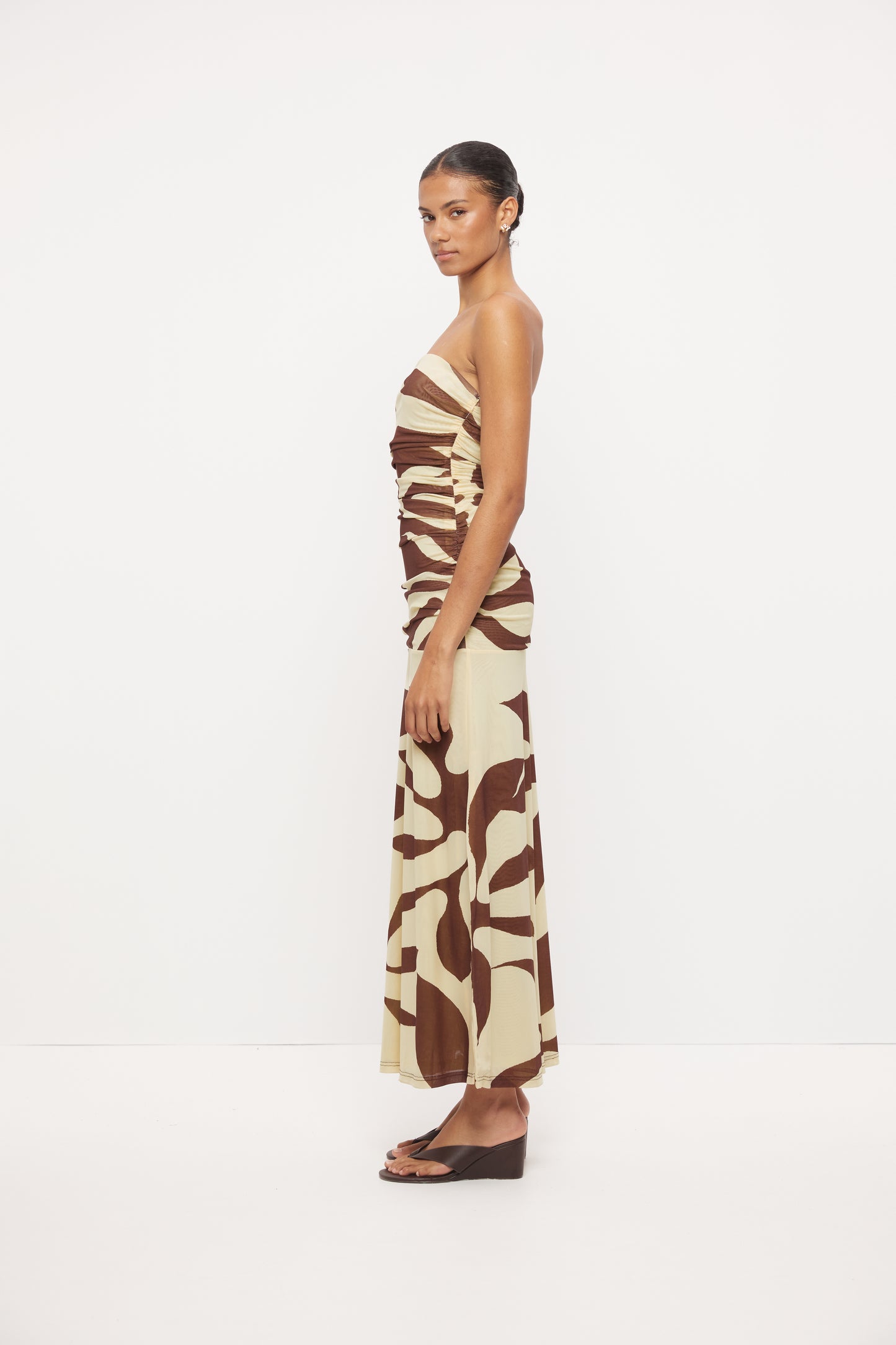 Pre Order OCTOBER - Lucid Strapless Dress - Martini Citrus