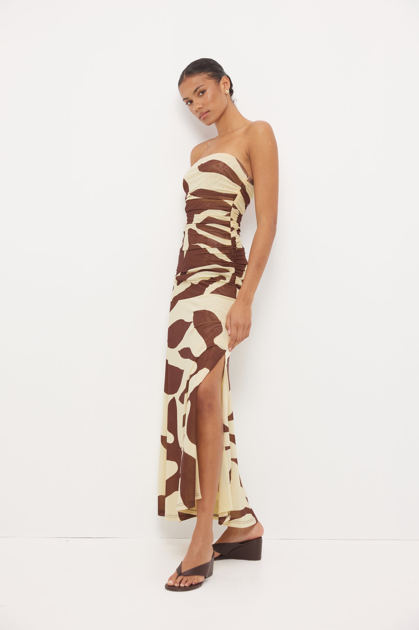 Pre Order OCTOBER - Lucid Strapless Dress - Martini Citrus