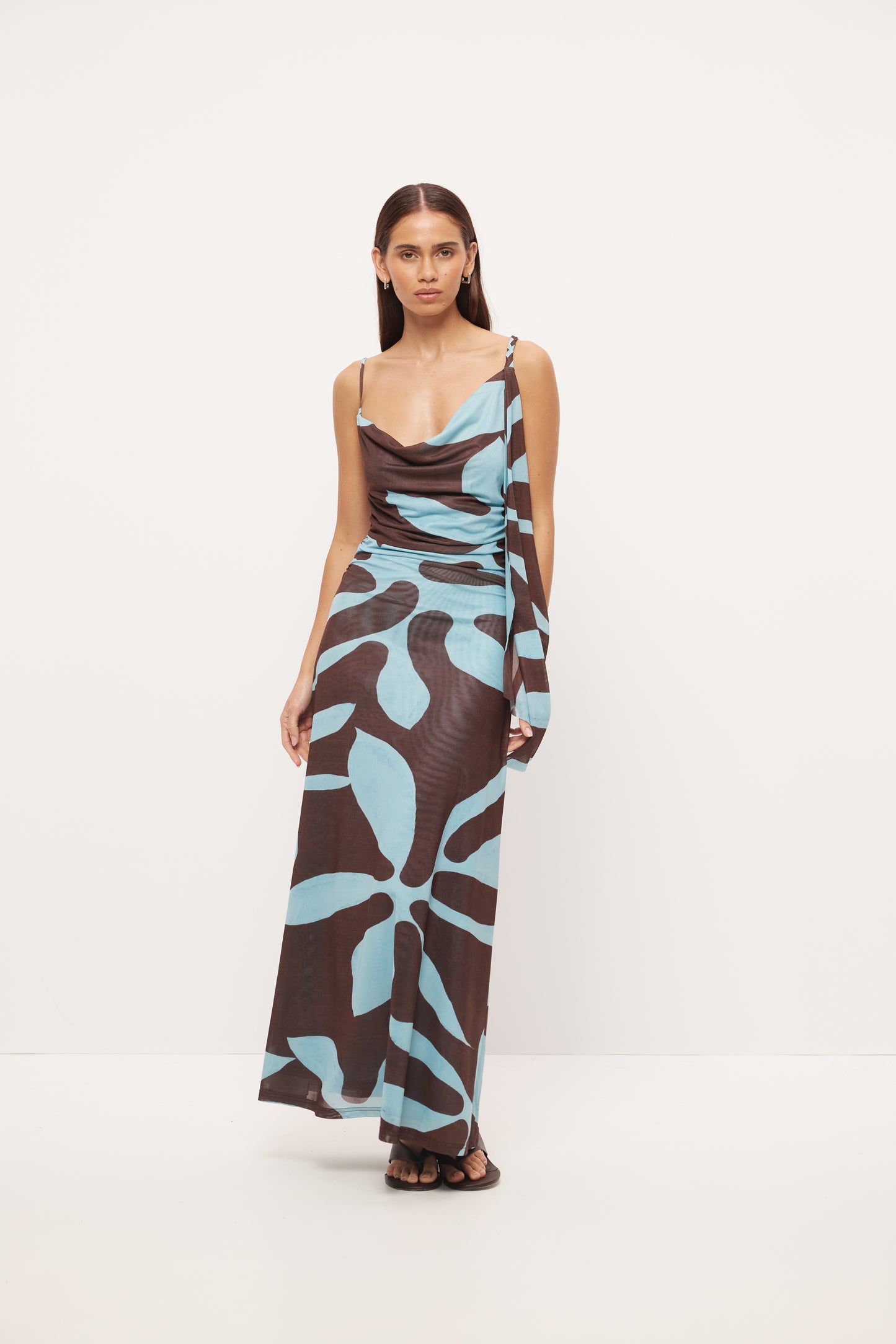 Pre Order OCTOBER - Lucid Tie Dress - Martini Blue