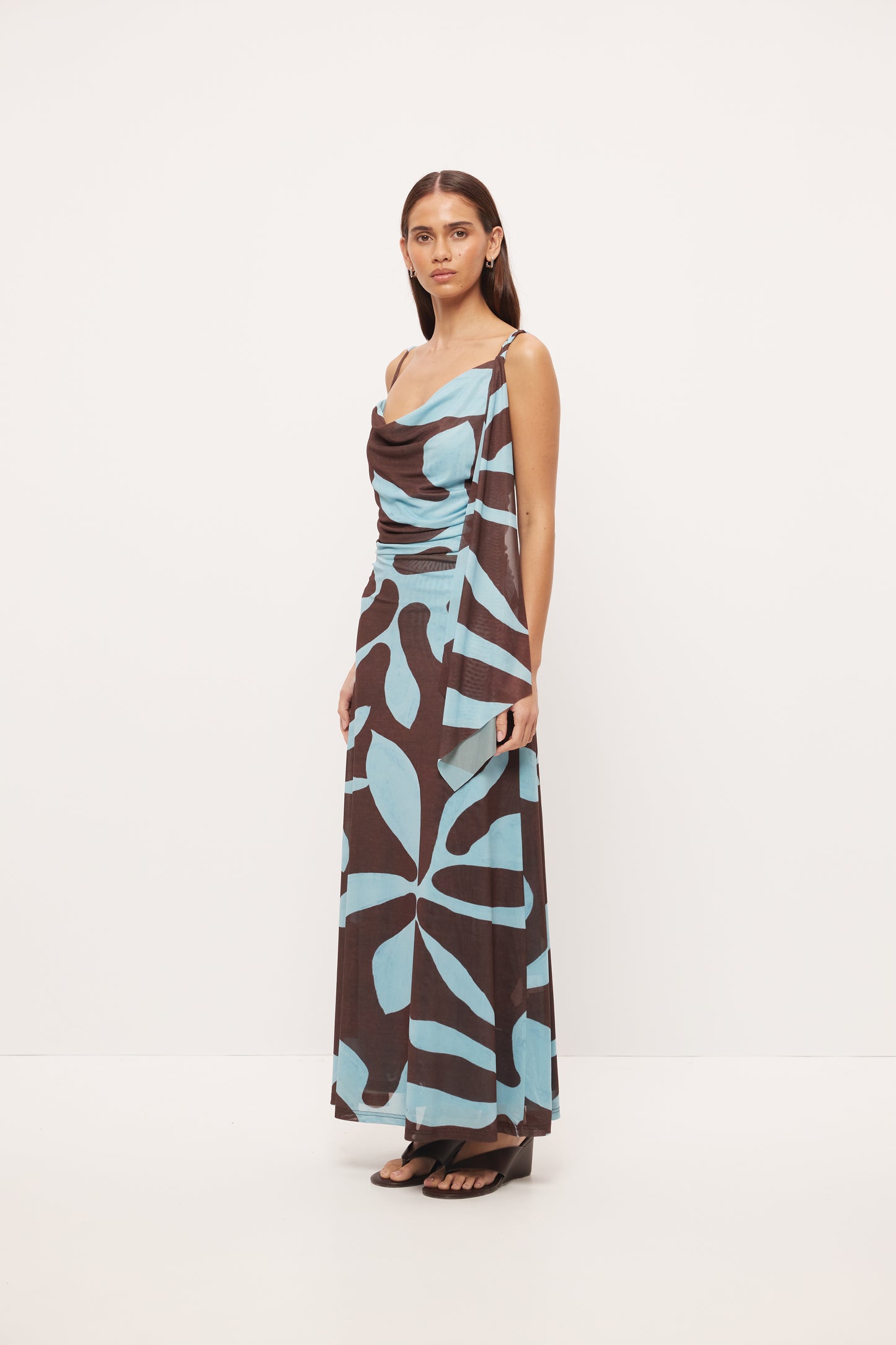 Pre Order OCTOBER - Lucid Tie Dress - Martini Blue