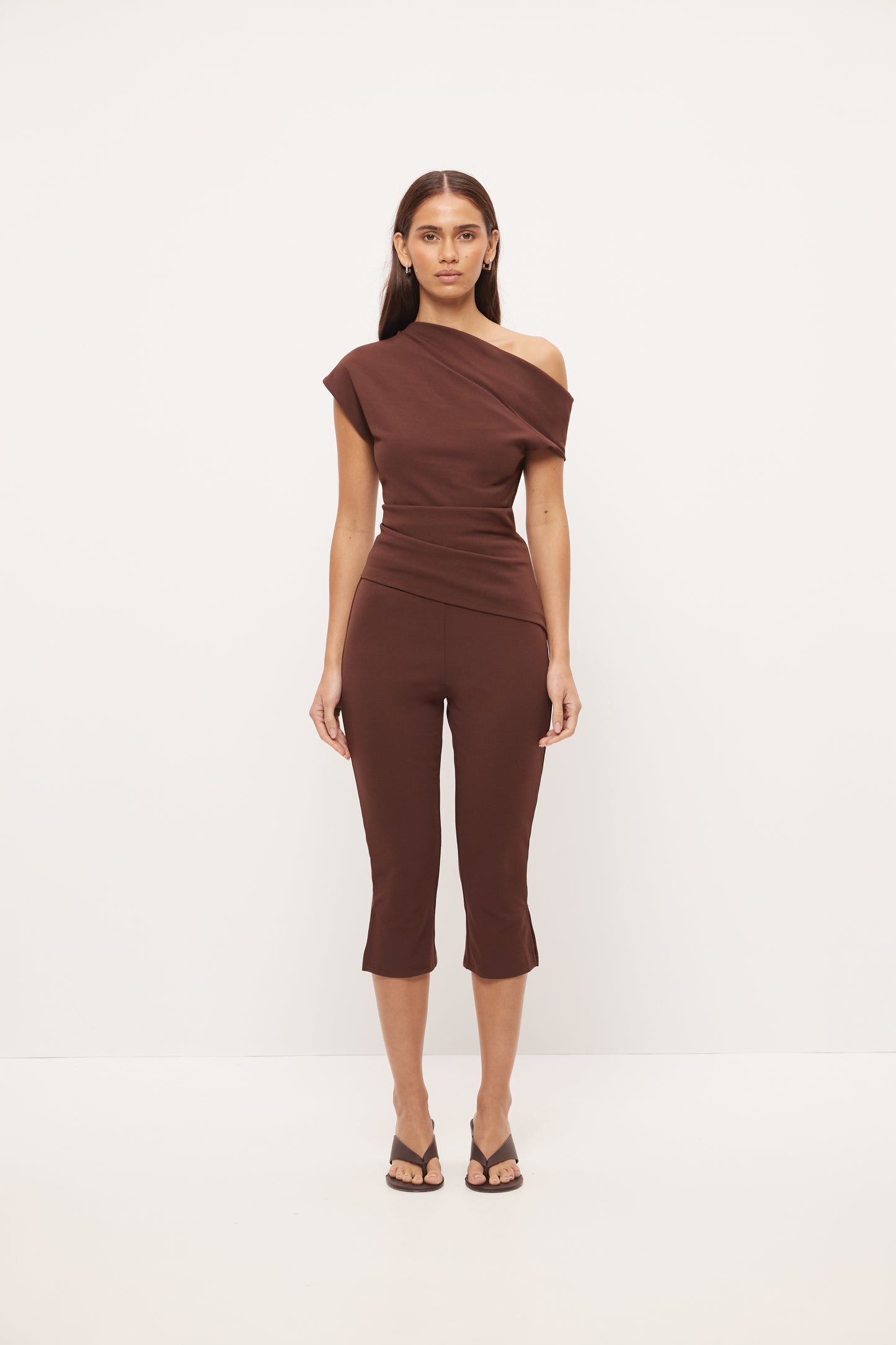 Pre Order NOVEMBER - Veda Top - Ganache