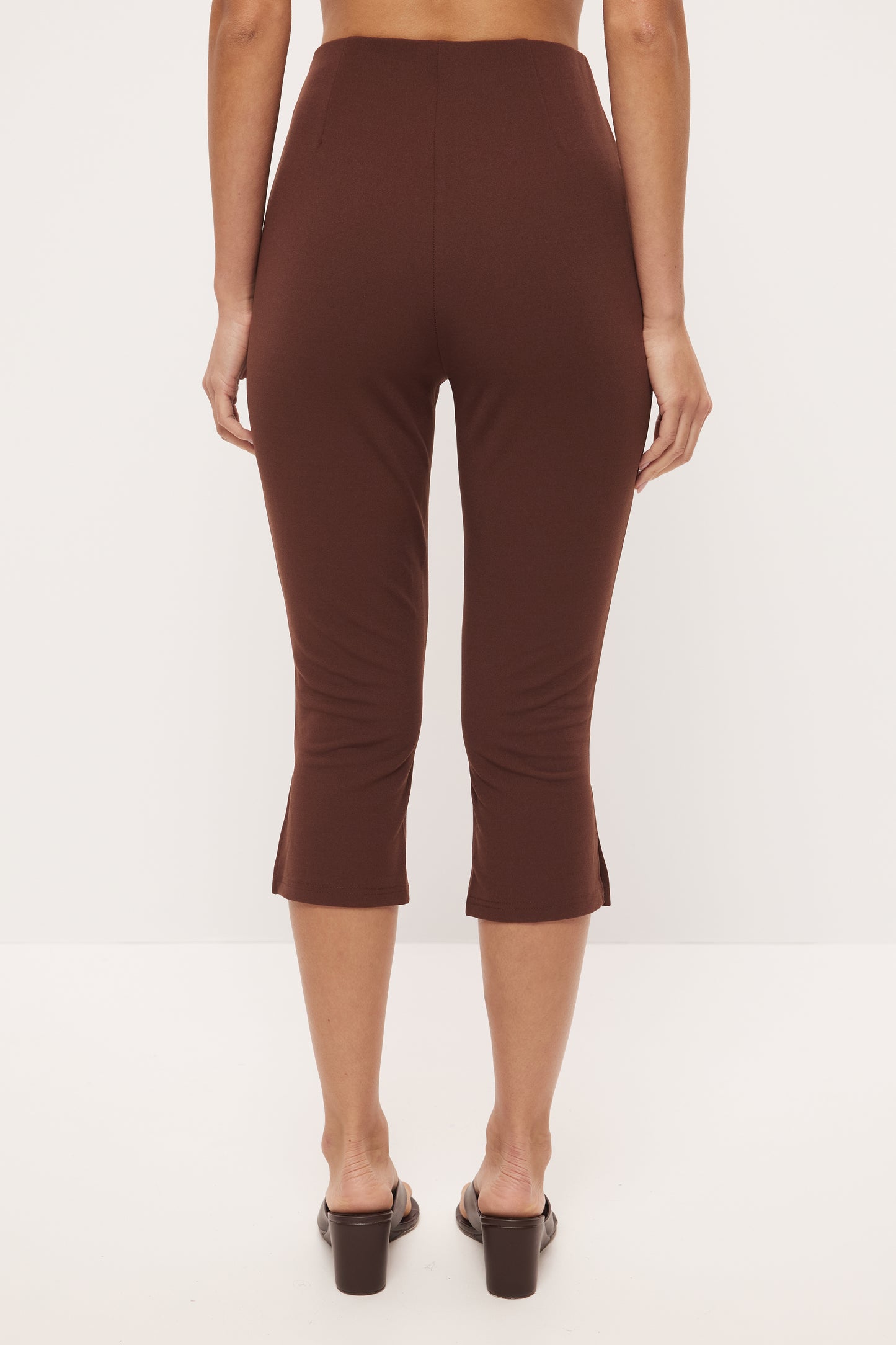 Pre Order NOVEMBER - Veda Capri Pant - Ganache