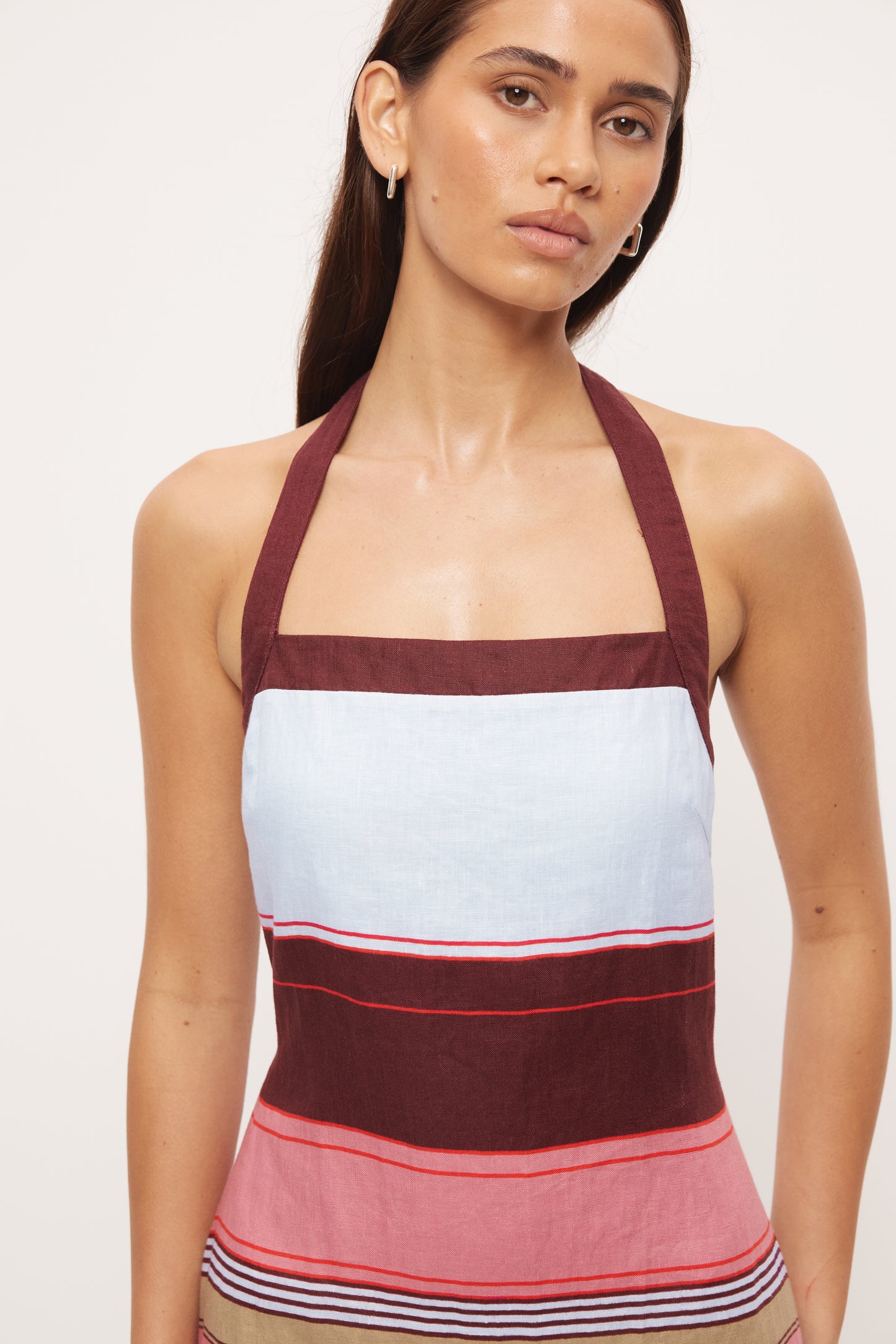 Pre Order OCTOBER - Ollie Stripe Mini Dress - Riviera Stripe