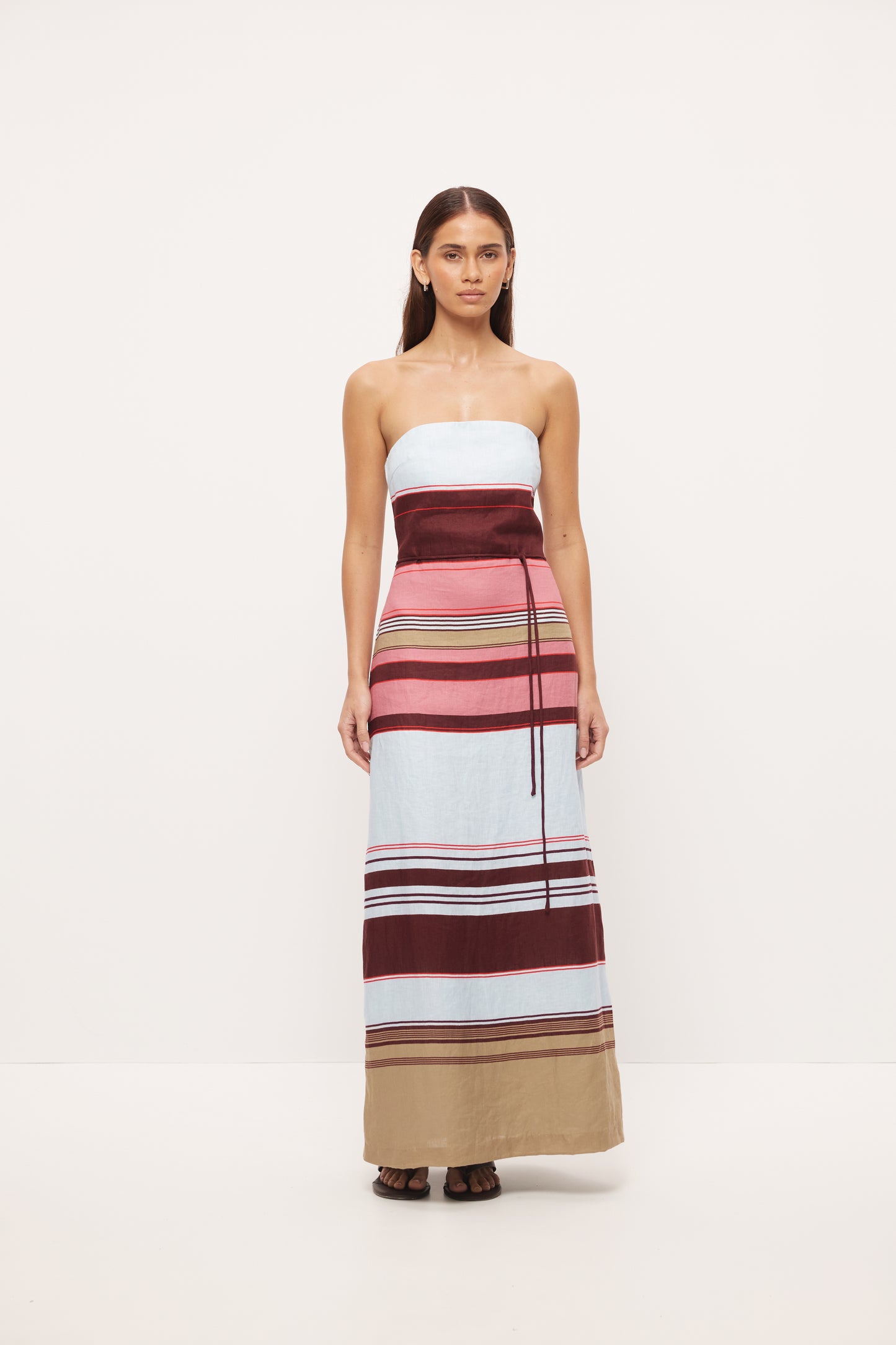 Pre Order OCTOBER - Ollie Stripe Maxi Dress - Riviera Stripe