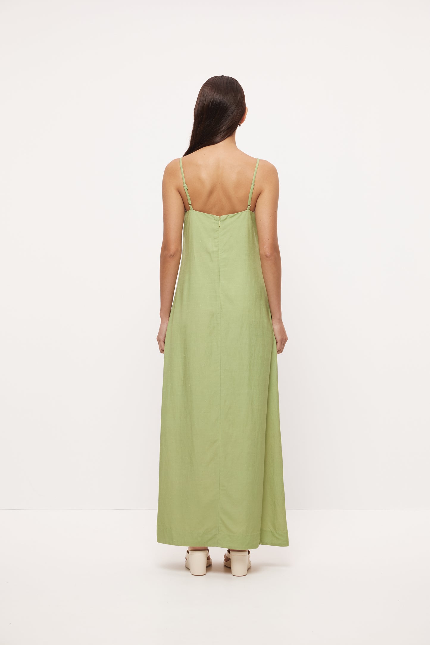 Pre Order NOVEMBER - Elias Maxi Dress - Firefly Green