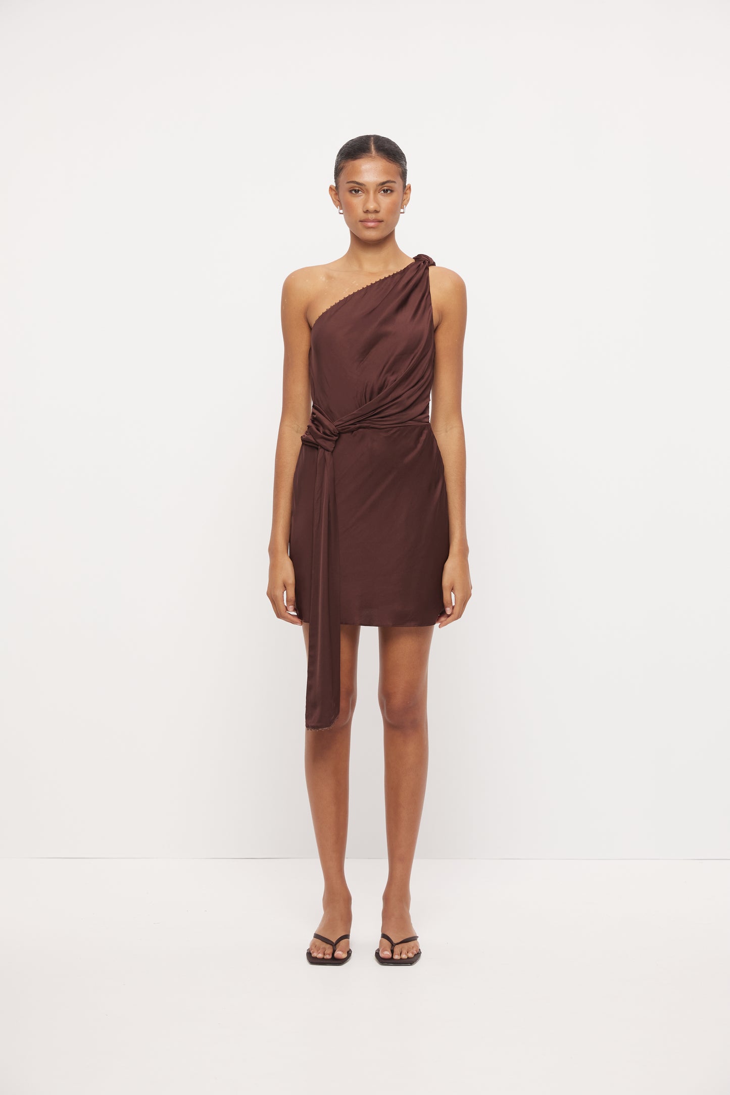 Pre Order OCTOBER - Goldie Mini Dress - Mahogany