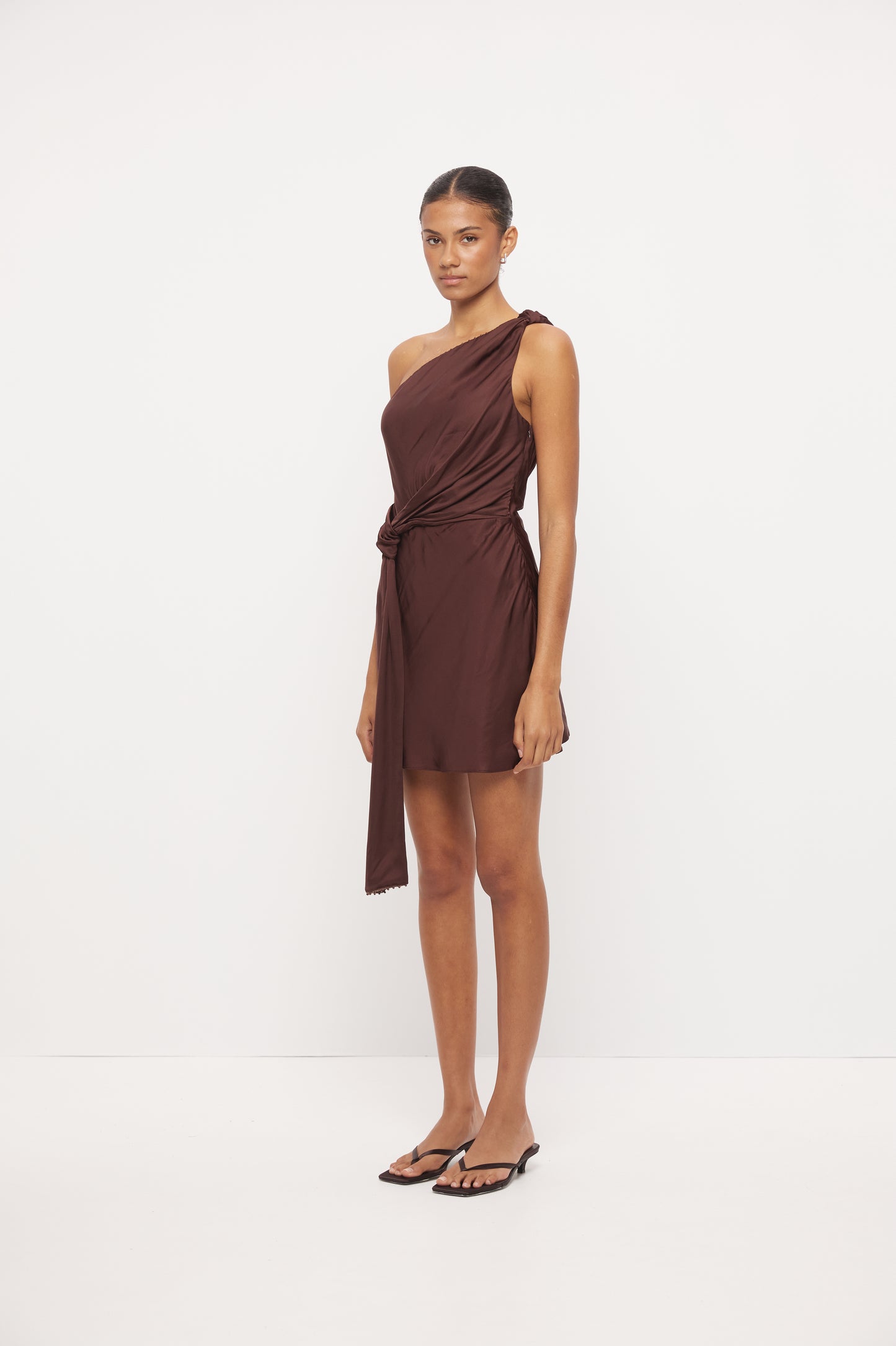 Pre Order OCTOBER - Goldie Mini Dress - Mahogany