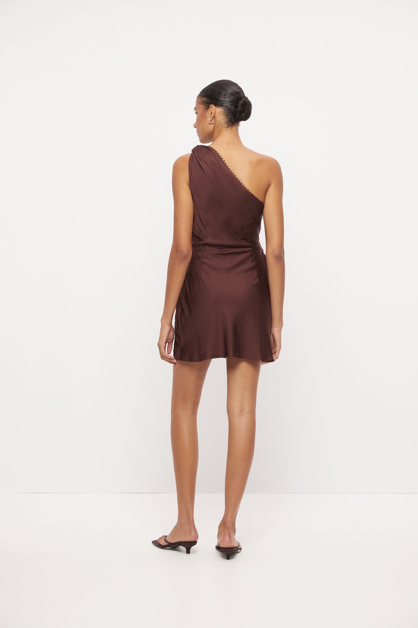 Pre Order OCTOBER - Goldie Mini Dress - Mahogany