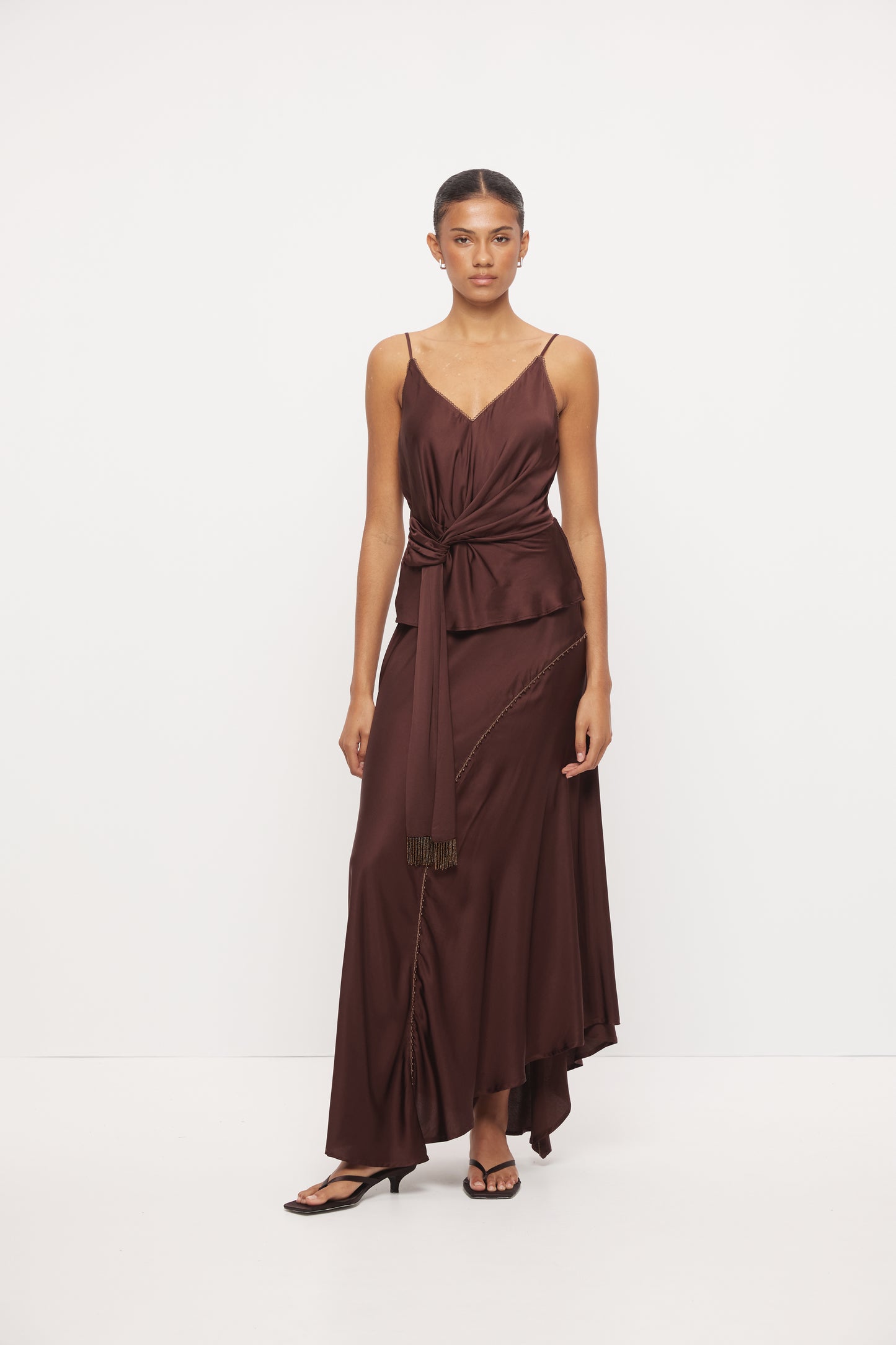 Pre Order OCTOBER - Goldie Top - Mahogany