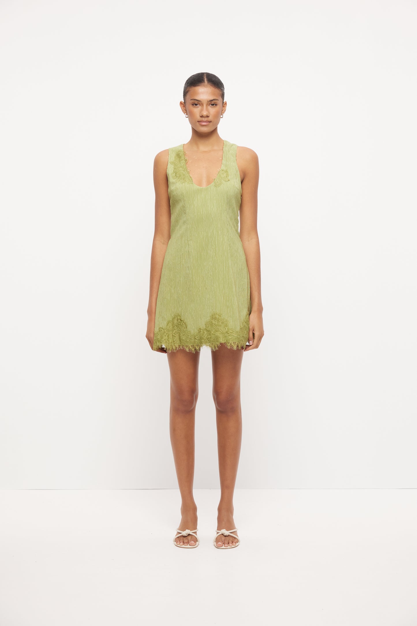 Pre Order NOVEMBER - Noa Mini Dress - Pistachio
