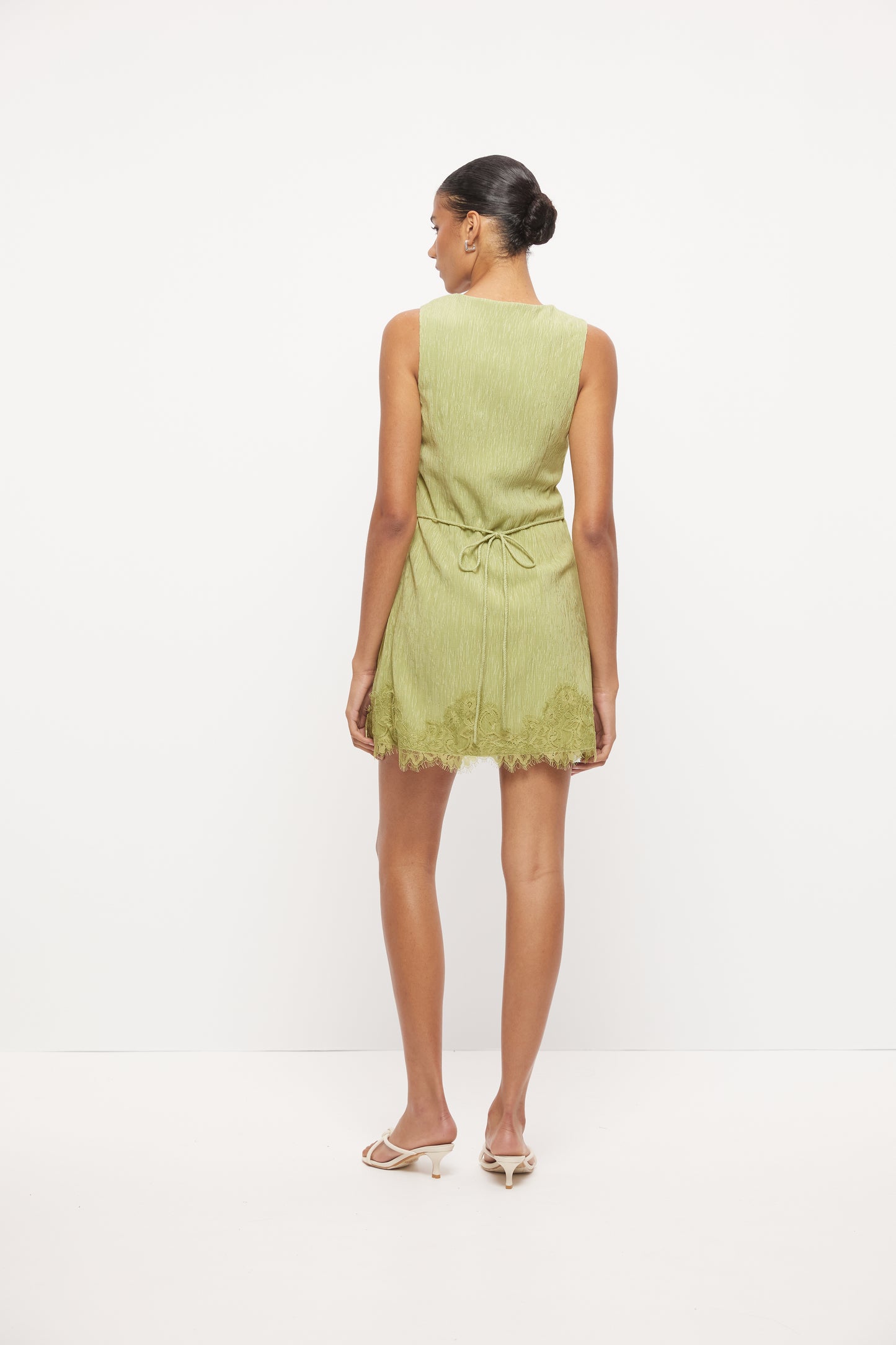 Pre Order NOVEMBER - Noa Mini Dress - Pistachio
