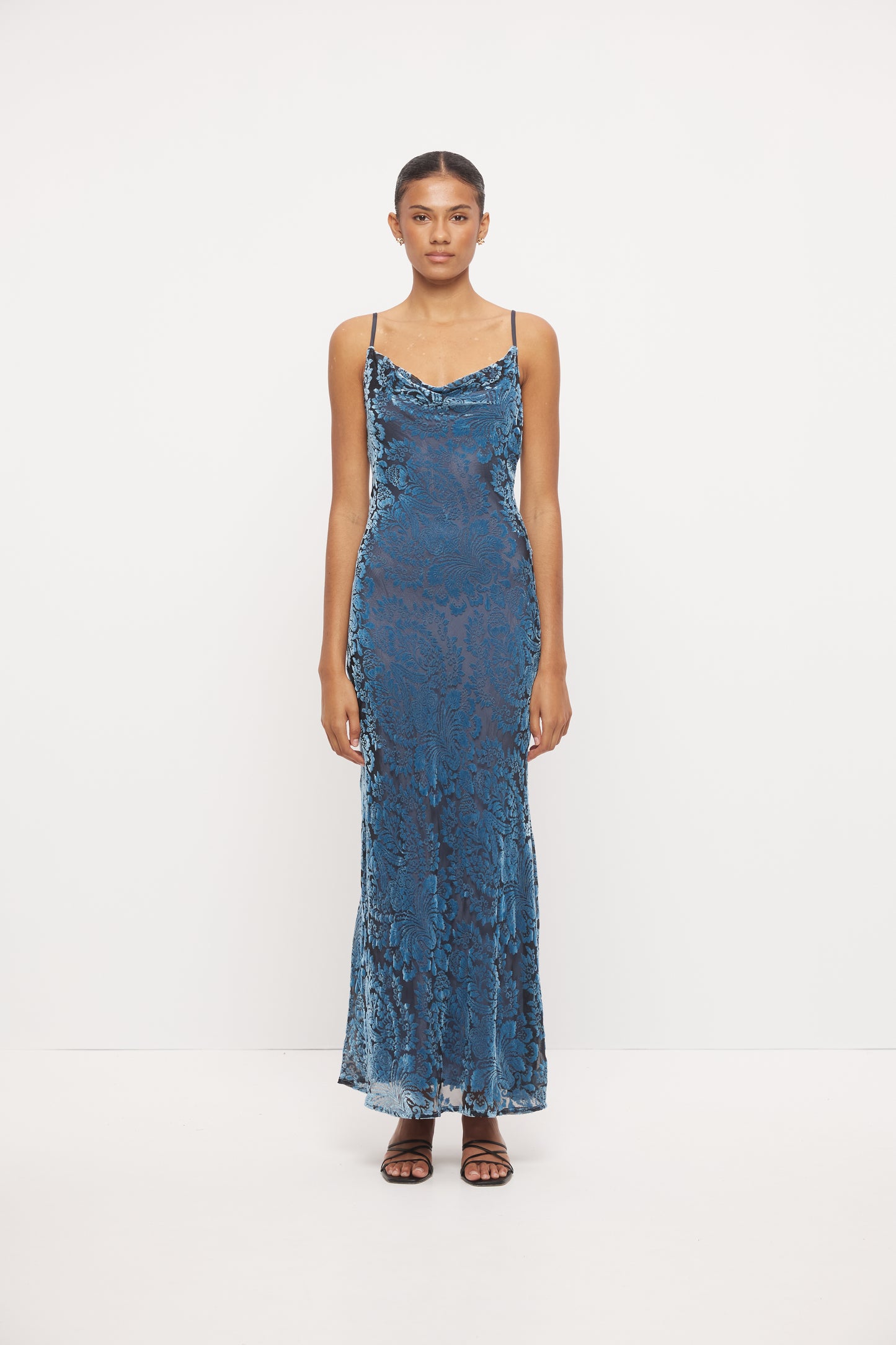 Pre Order OCTOBER - Viola Slip Dress - Midnight Blue