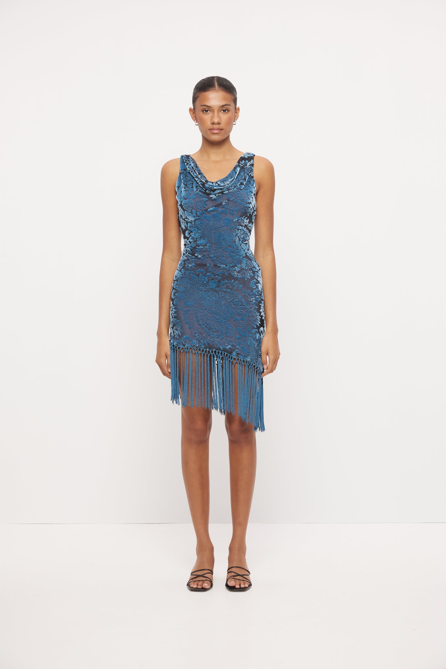 Pre Order OCTOBER - Viola Mini Dress - Midnight Blue