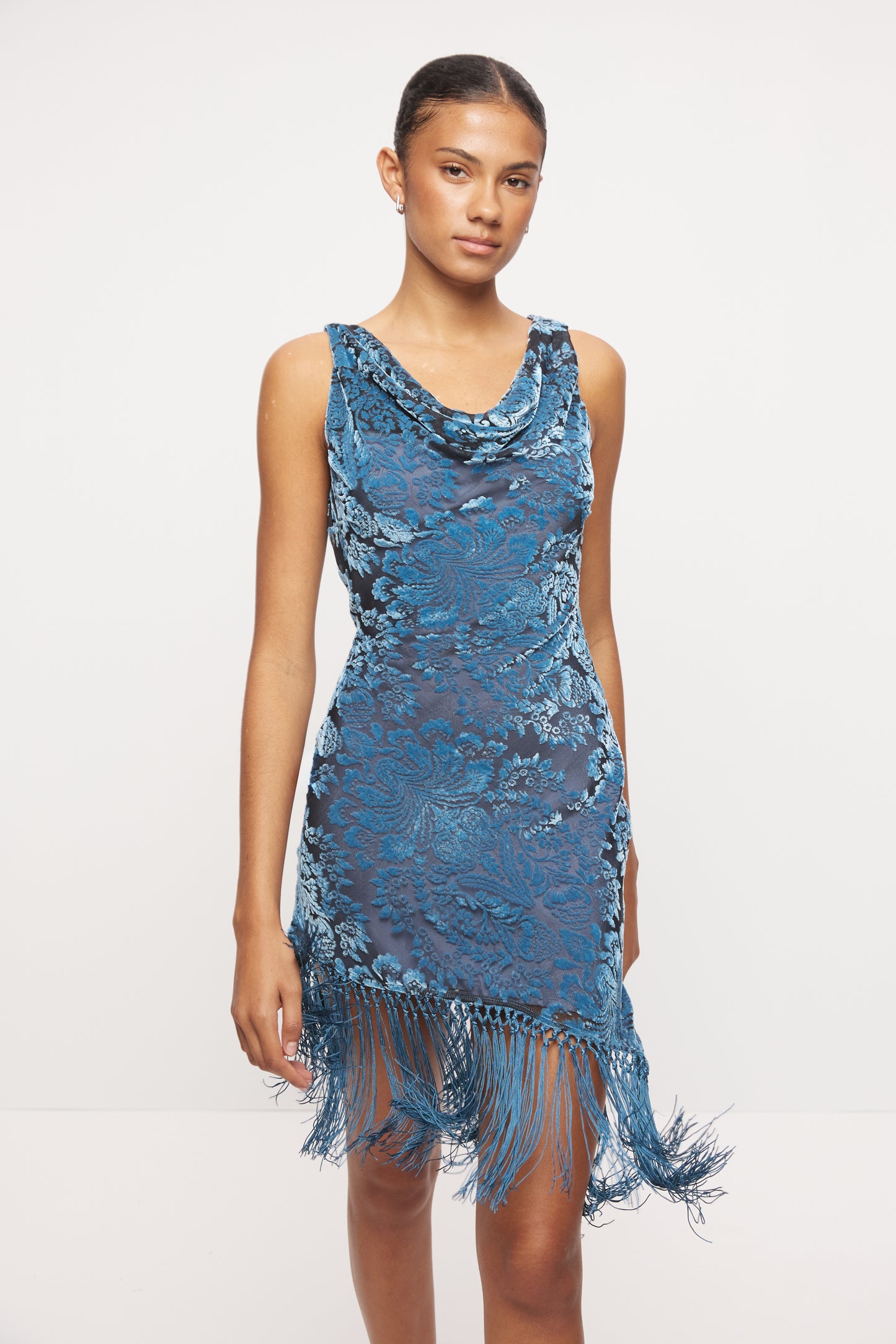 Pre Order OCTOBER - Viola Mini Dress - Midnight Blue