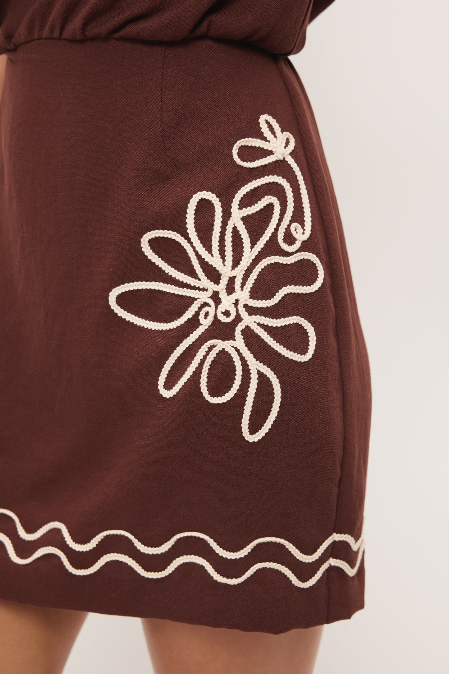 Pre Order OCTOBER - Loren Mini dress - Cocoa