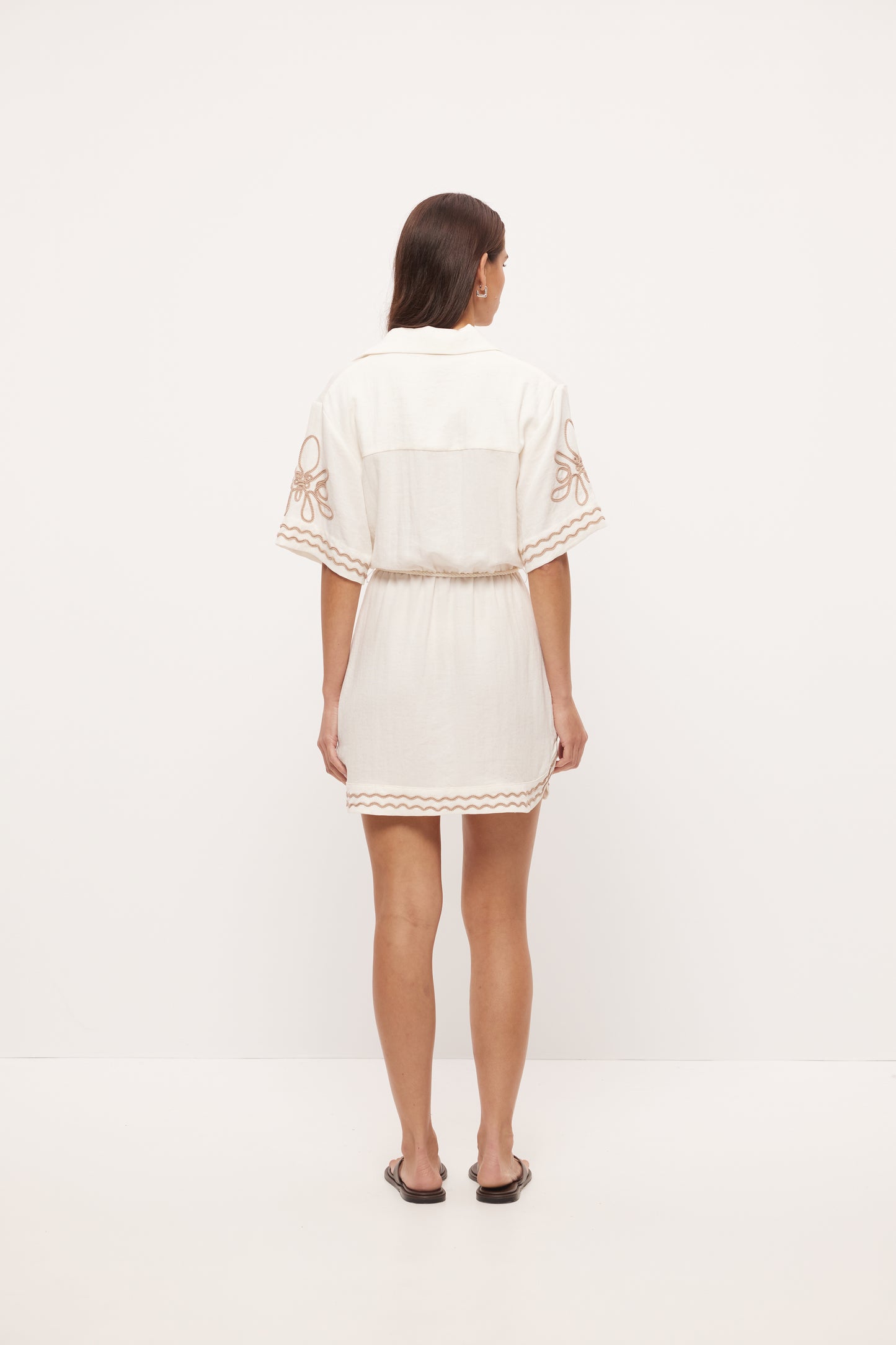 Pre Order OCTOBER - Loren Shirt dress - Cream