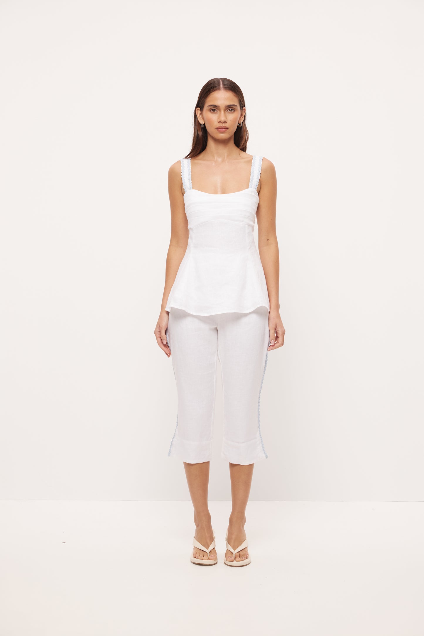 Pre Order OCTOBER - Aspyn Top - White