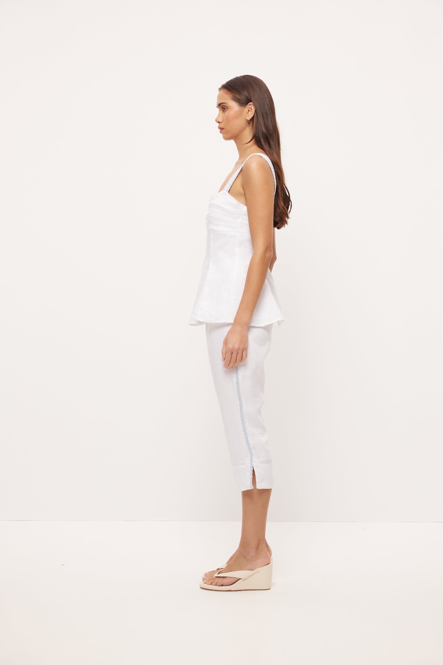 Pre Order OCTOBER - Aspyn Top - White