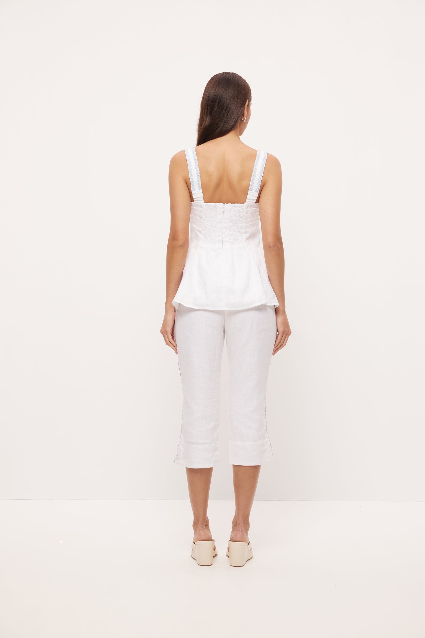 Pre Order OCTOBER - Aspyn Top - White