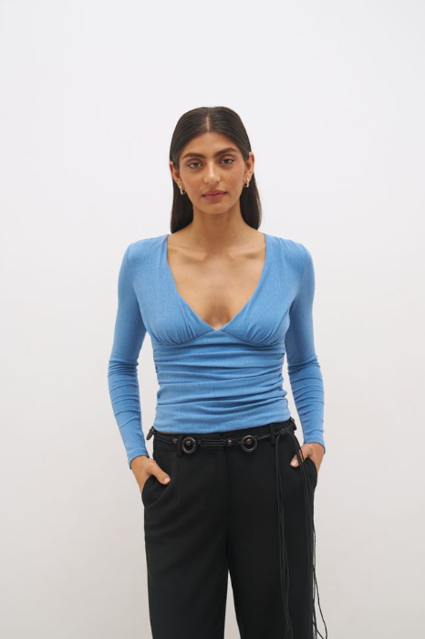 Pre Order MAY - Milo Top Bahamas Blue