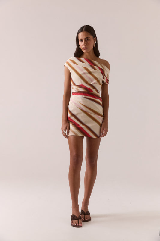 Pre Order MARCH - Cyrus Mini Dress - Latte