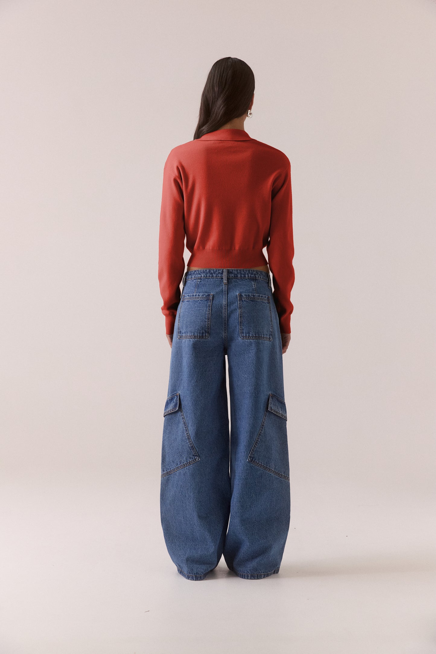 Pre Order MARCH - Hutton Knit - Rouge