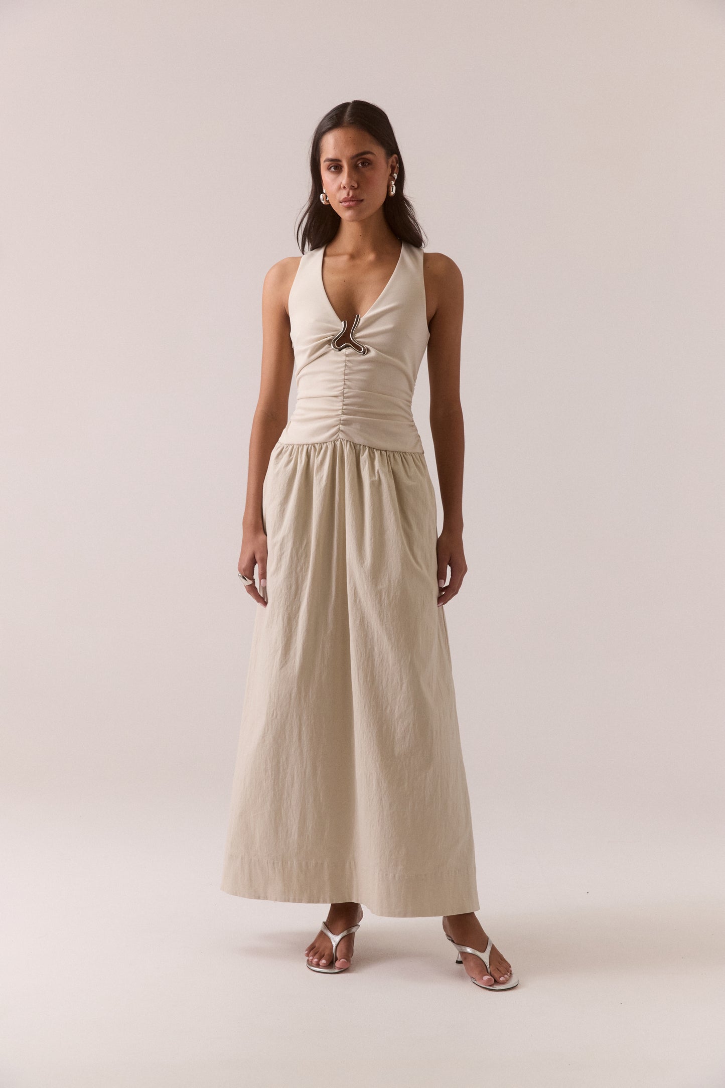 Pre Order FEB - Hari Dress - Creme